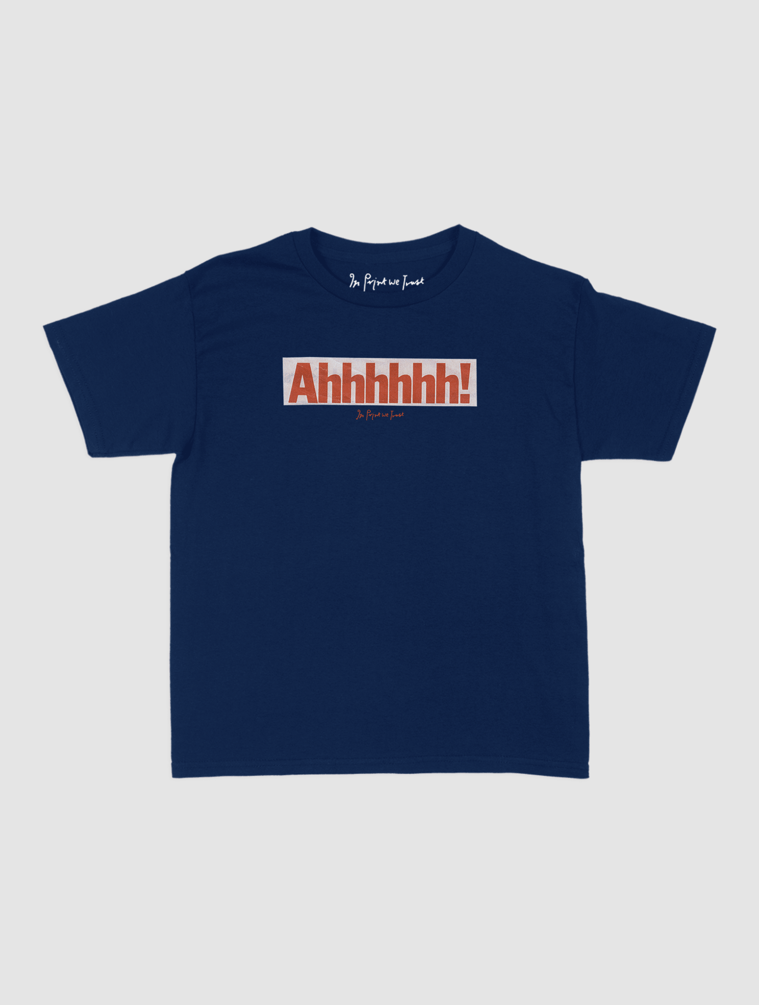 ahhhhhh! baby tee - In Print We Trust