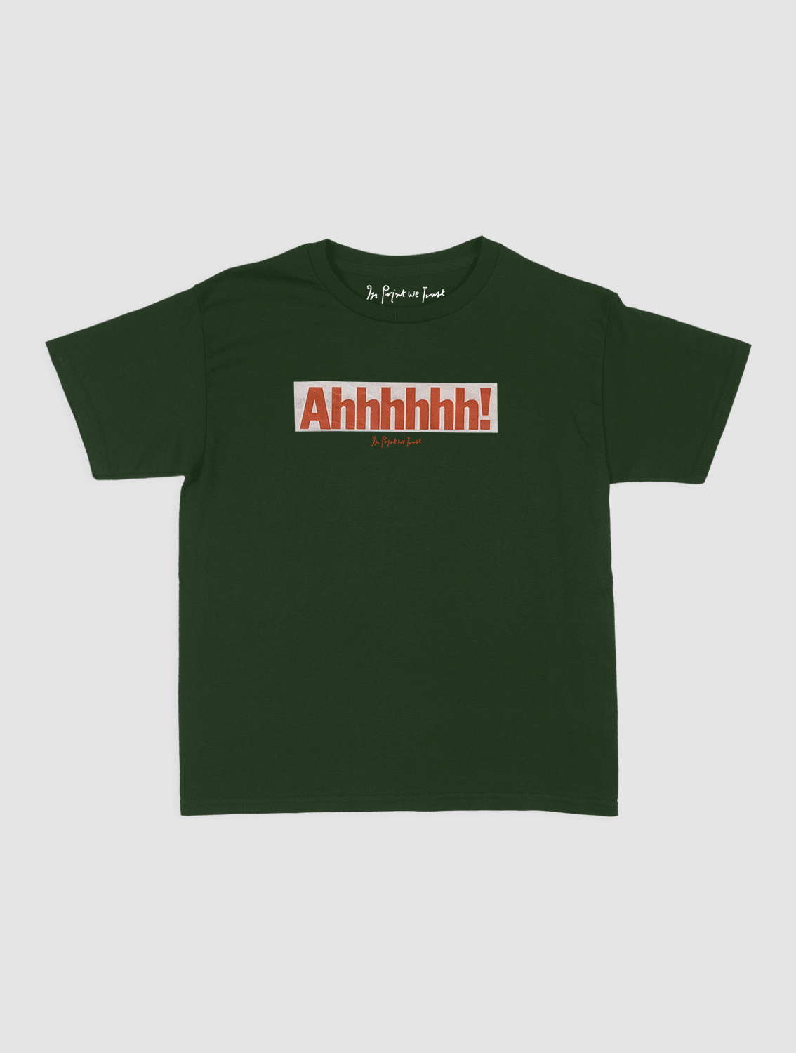 ahhhhhh! baby tee - In Print We Trust