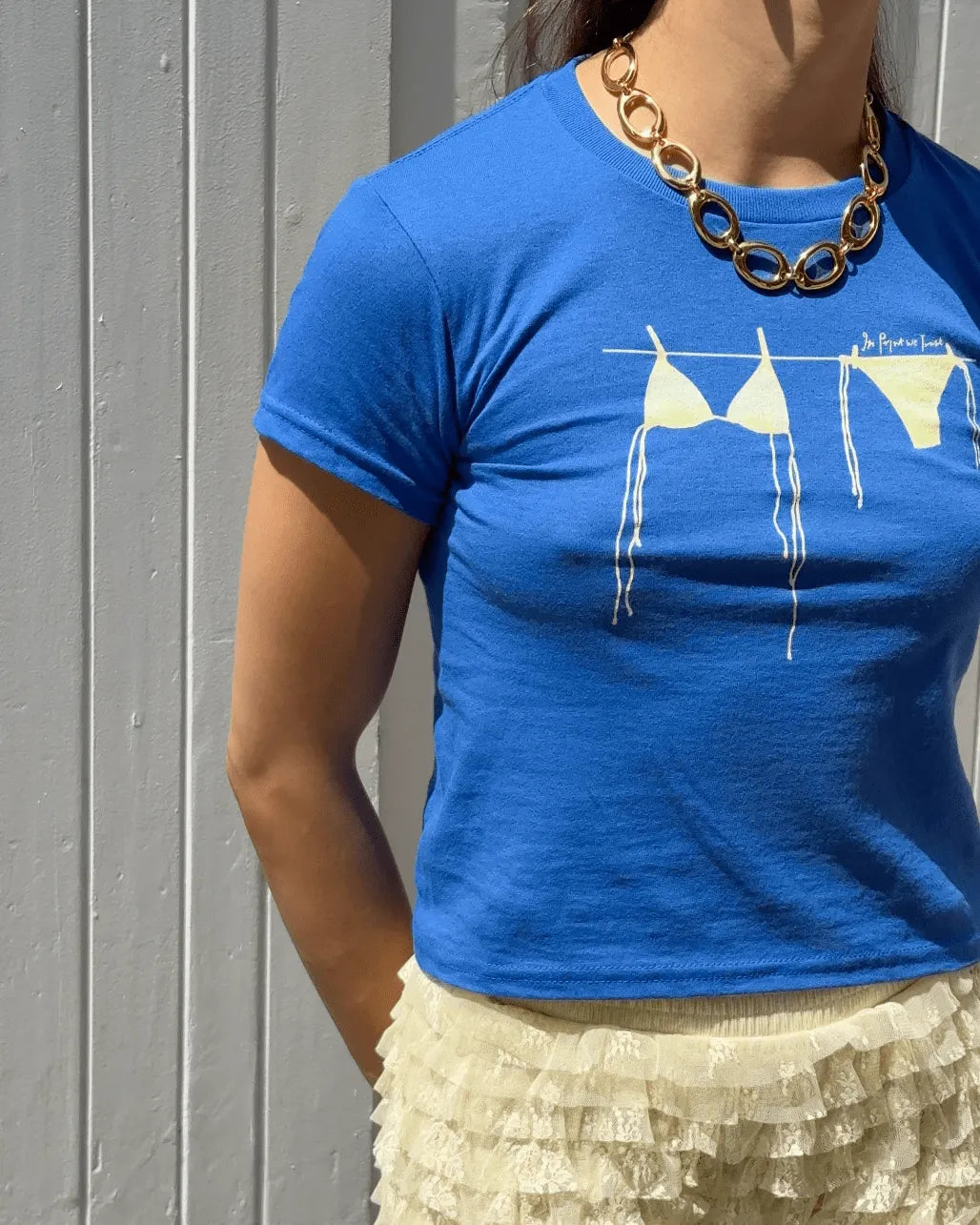air dry baby tee - In Print We Trust