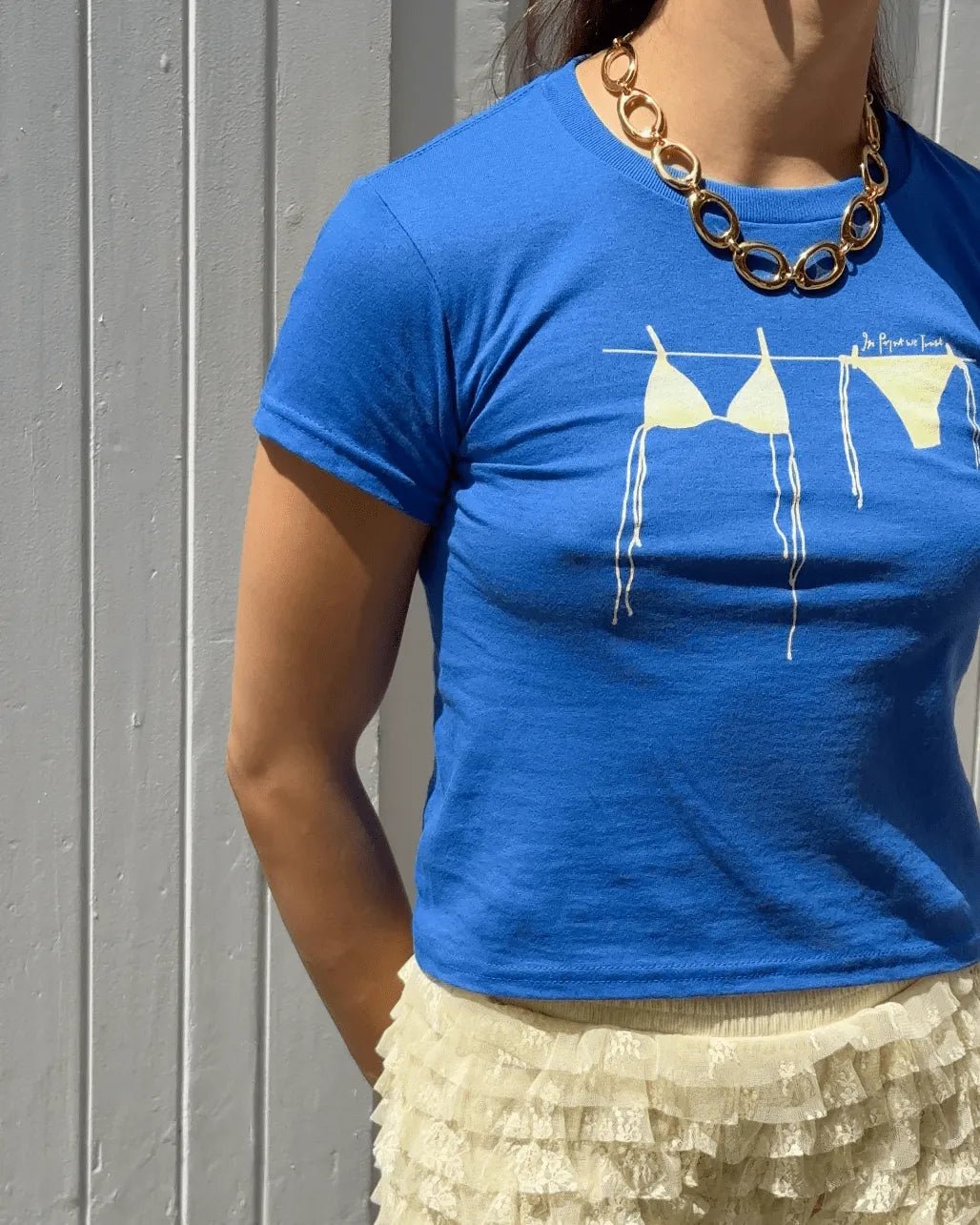 air dry baby tee - In Print We Trust