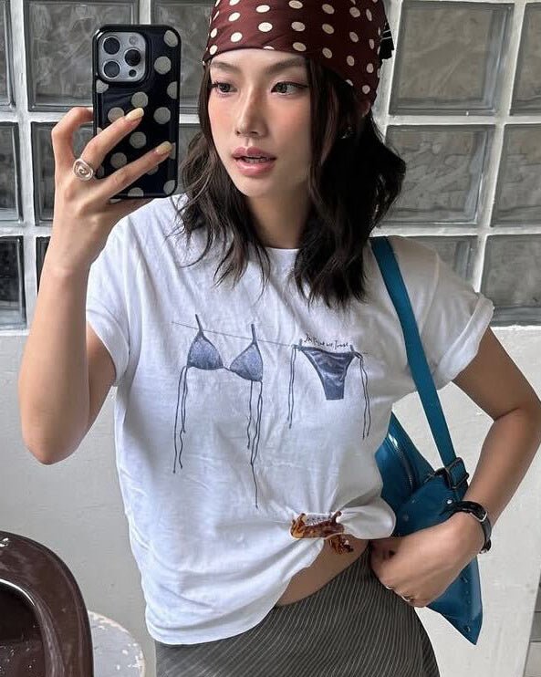 air dry baby tee - In Print We Trust