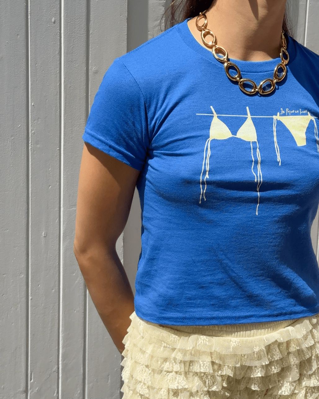 air dry baby tee - In Print We Trust