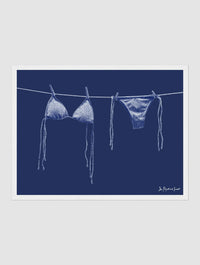 air dry framed art print - In Print We Trust