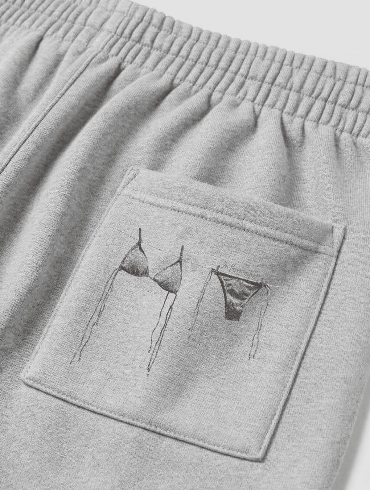 air dry grey sweatpants - In Print We Trust
