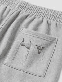 air dry grey sweatpants - In Print We Trust