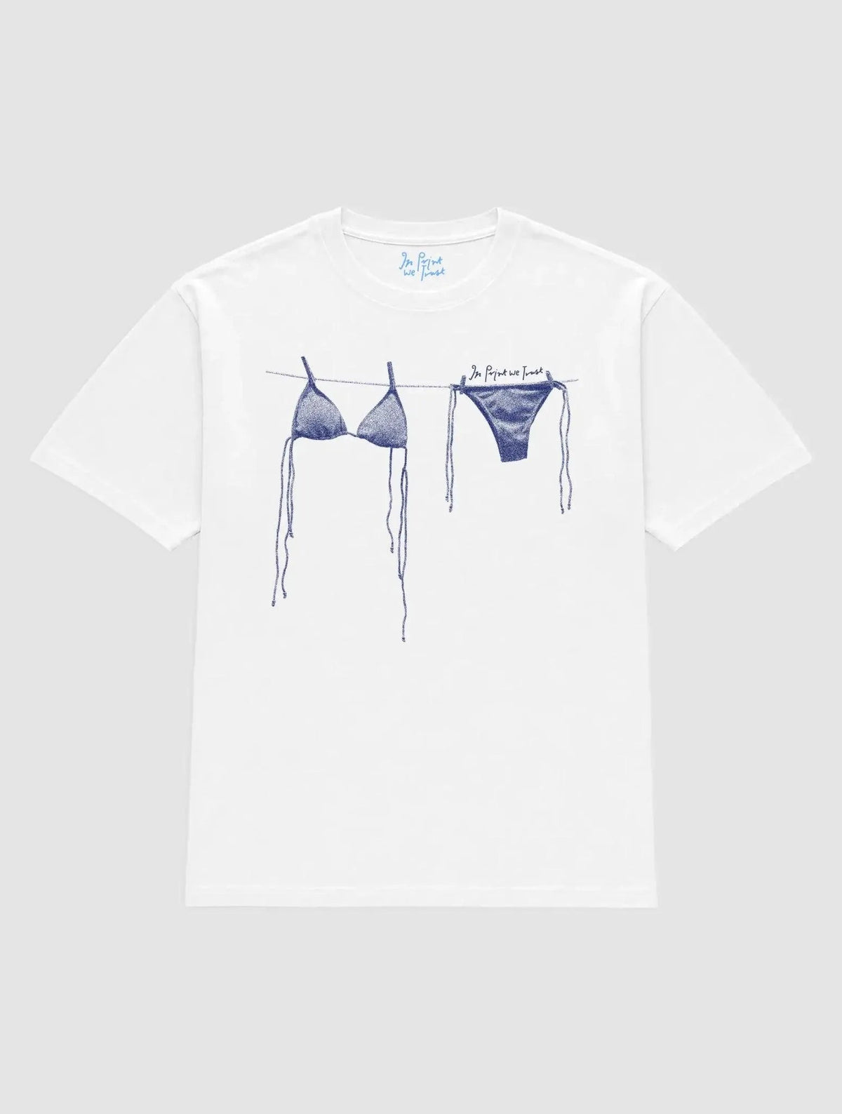 air dry heavyweight tee - In Print We Trust