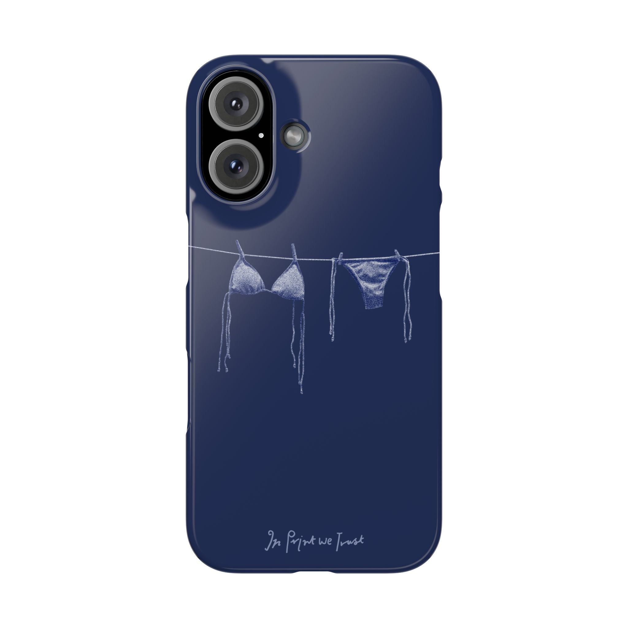 air dry iPhone case - In Print We Trust