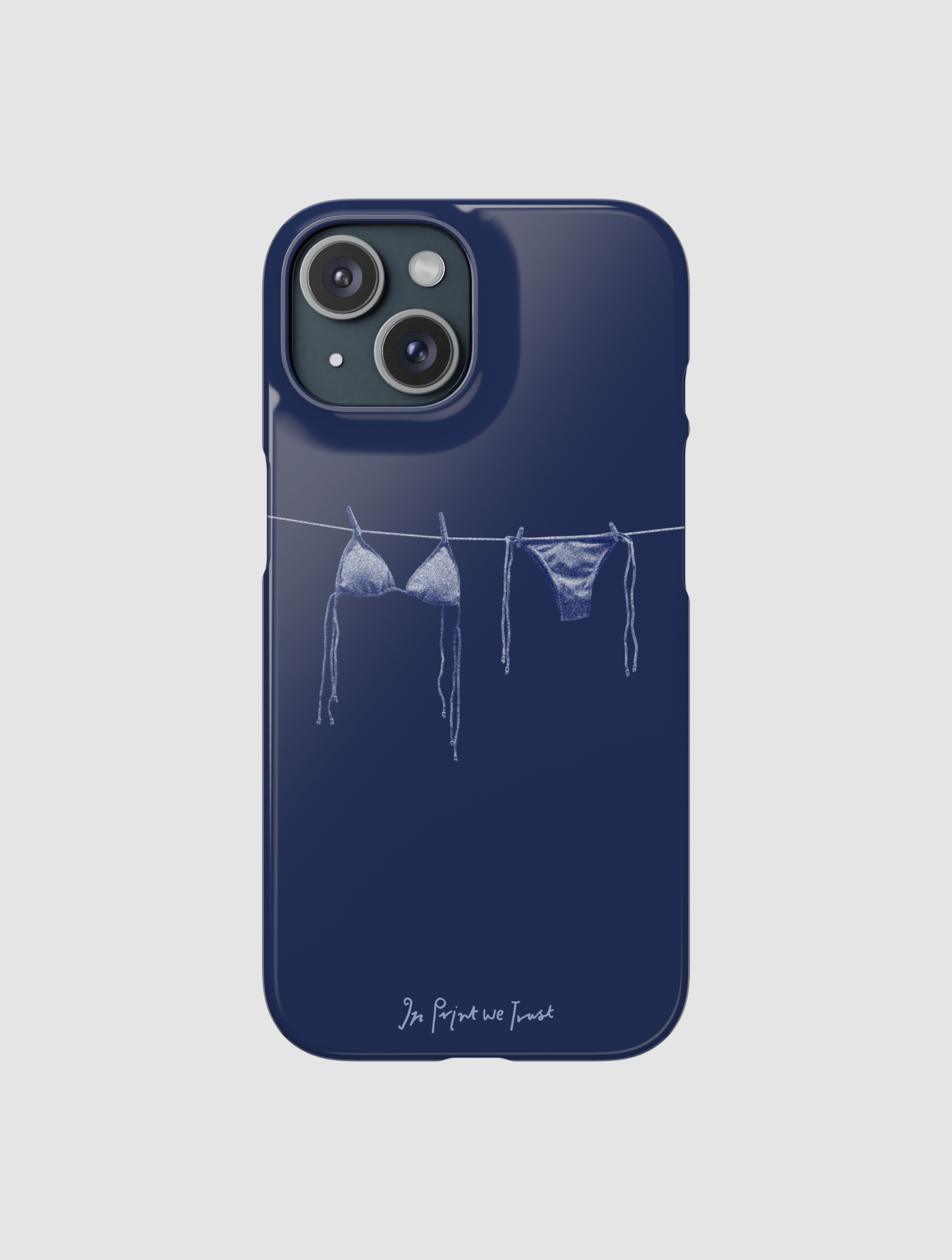 air dry iPhone case - In Print We Trust