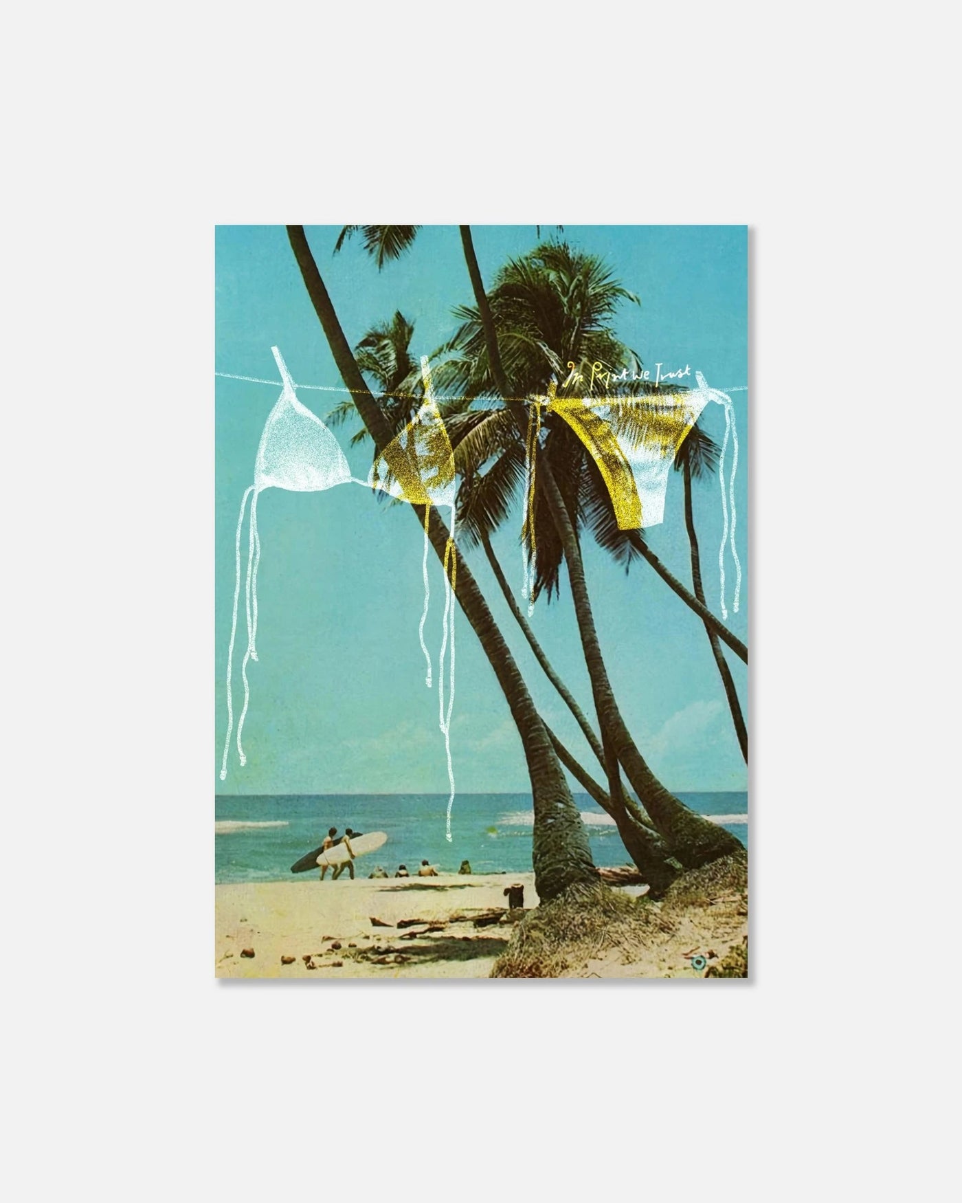 air dry poster print - In Print We Trust