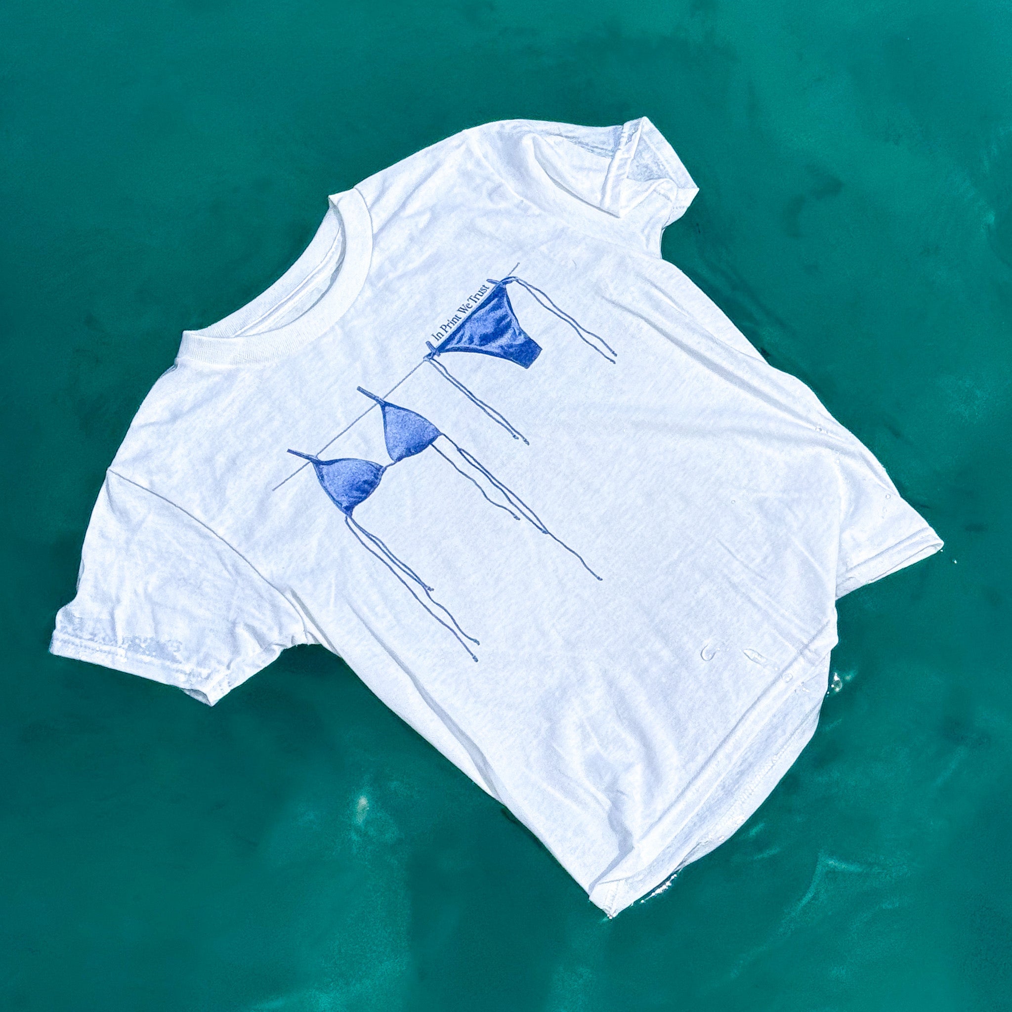 'Air Dry' premium baby tee - In Print We Trust