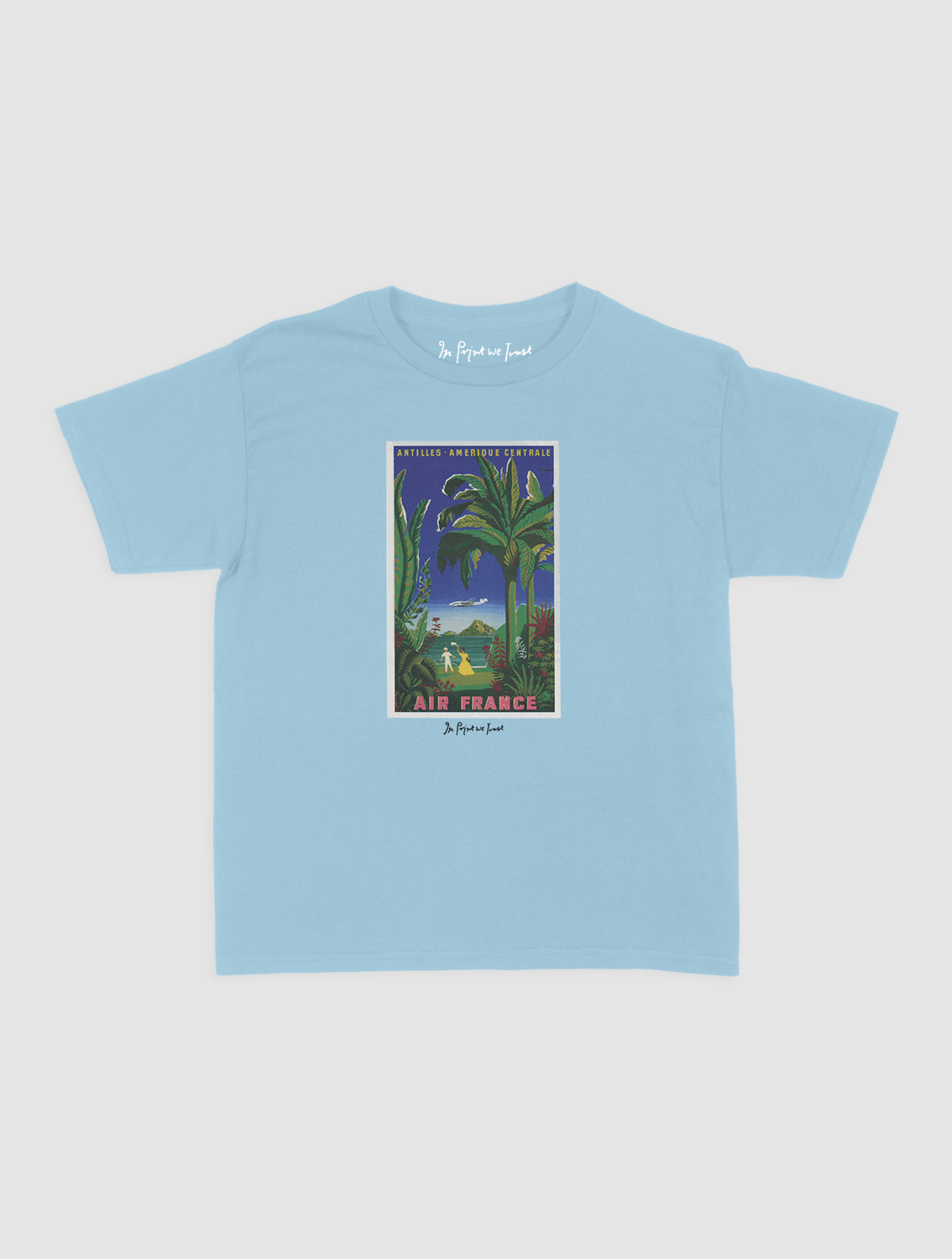 air france baby tee - In Print We Trust