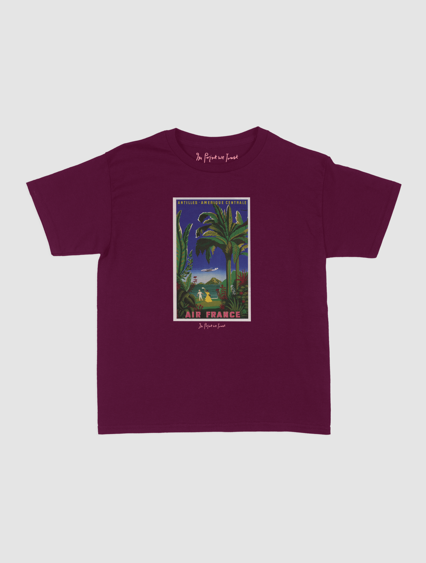 air france baby tee - In Print We Trust