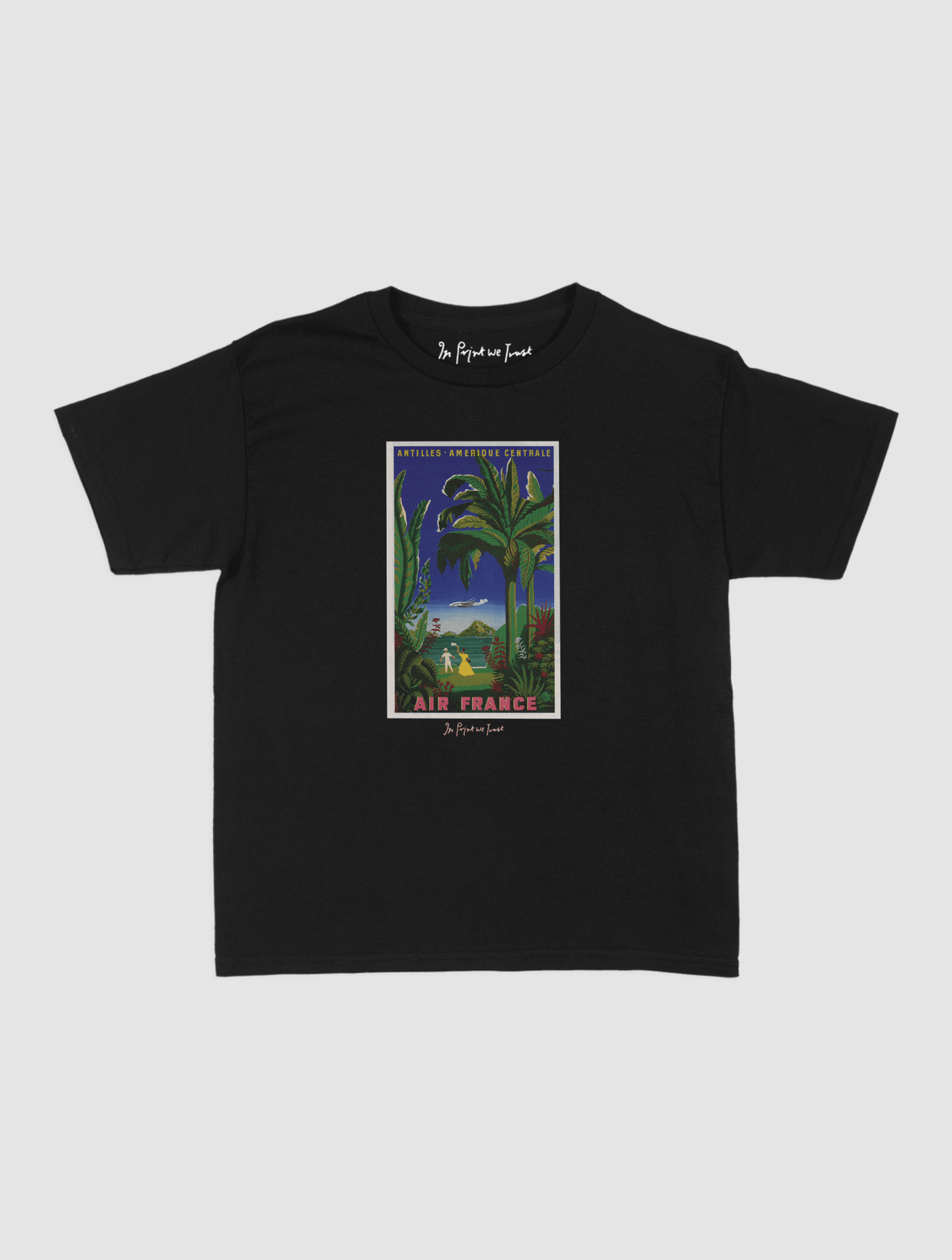 air france baby tee - In Print We Trust