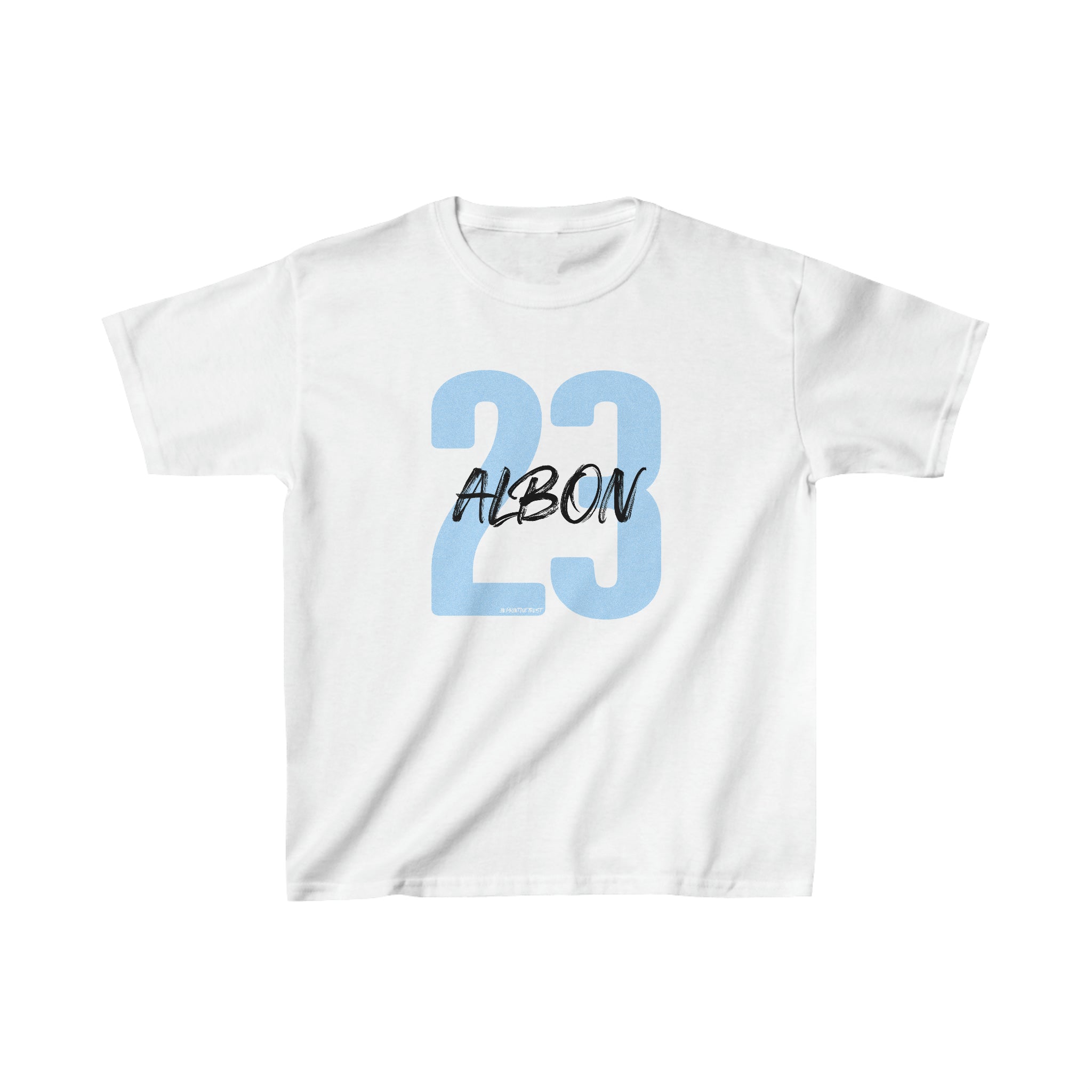 'Albon 23' baby tee - In Print We Trust