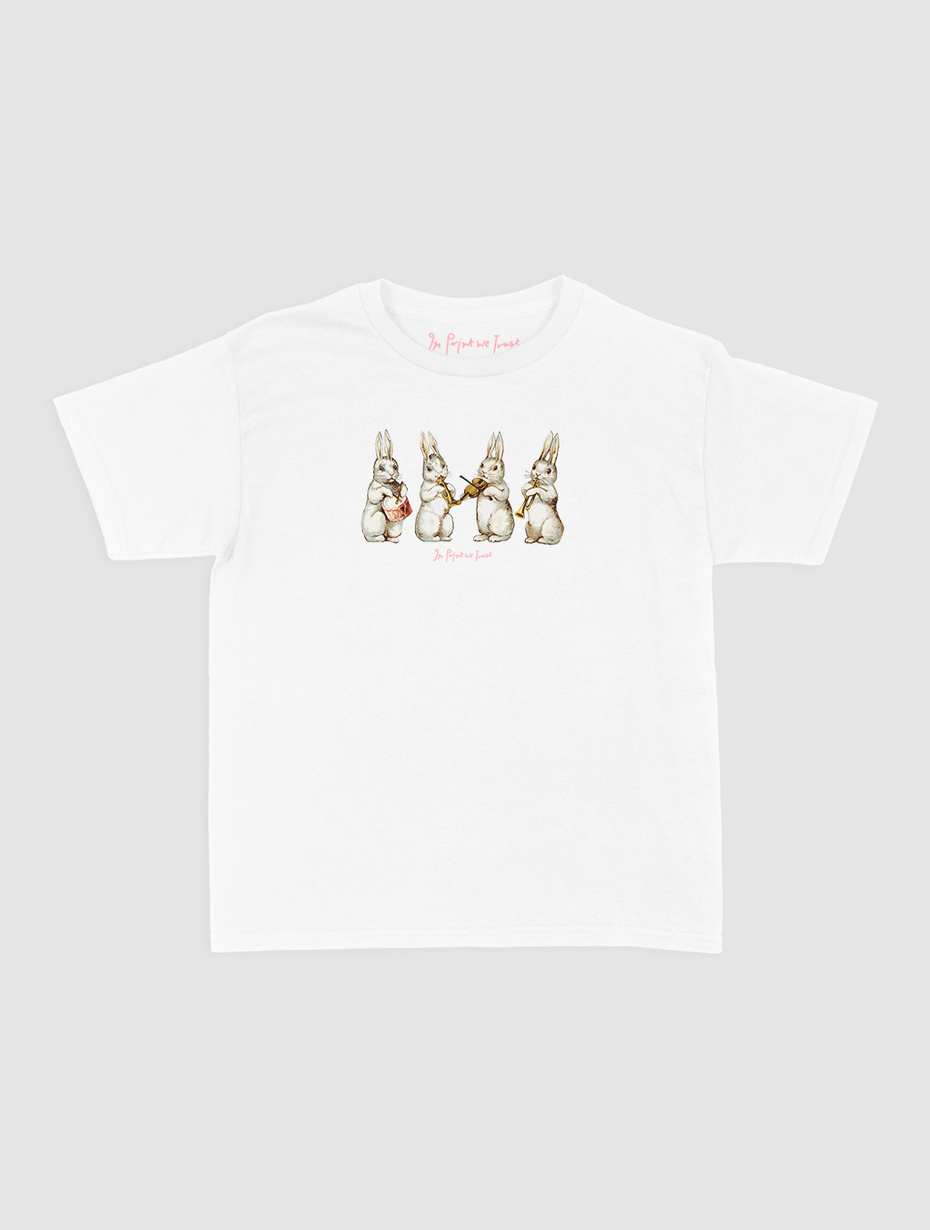 DOLLAR BILL OG LABEL BABY TEE WHITE – BlackEyePatch