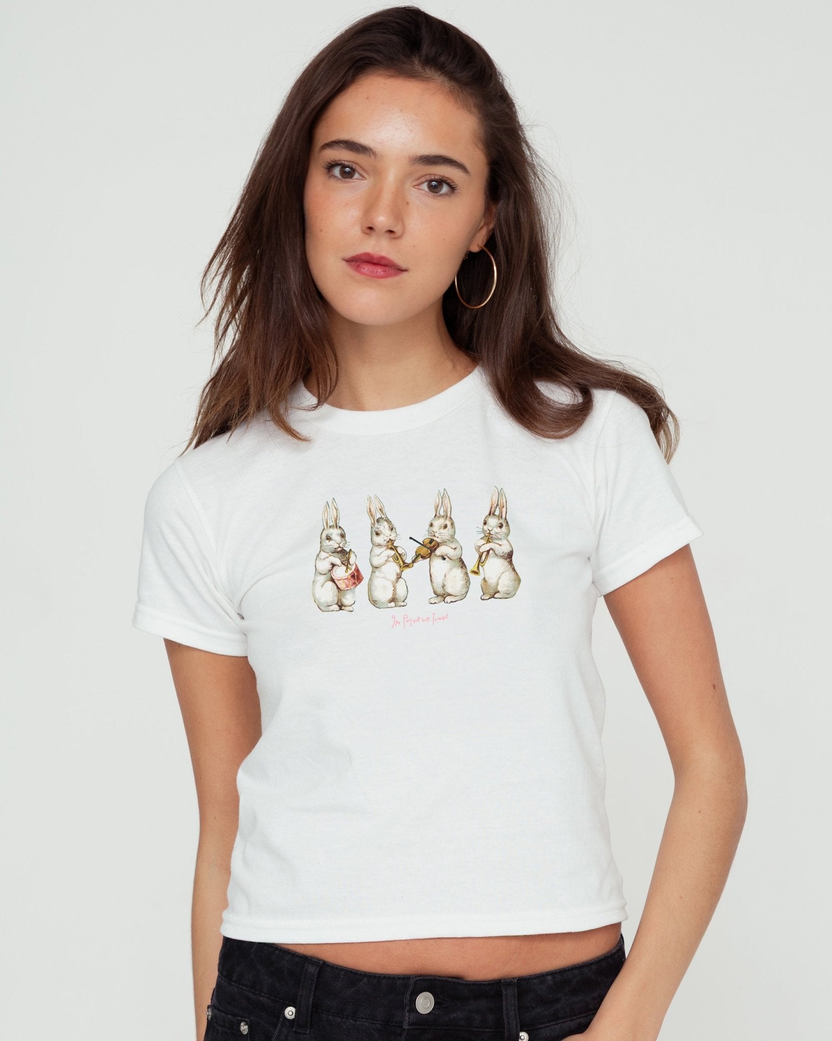 all that jazz baby tee - In Print We Trust