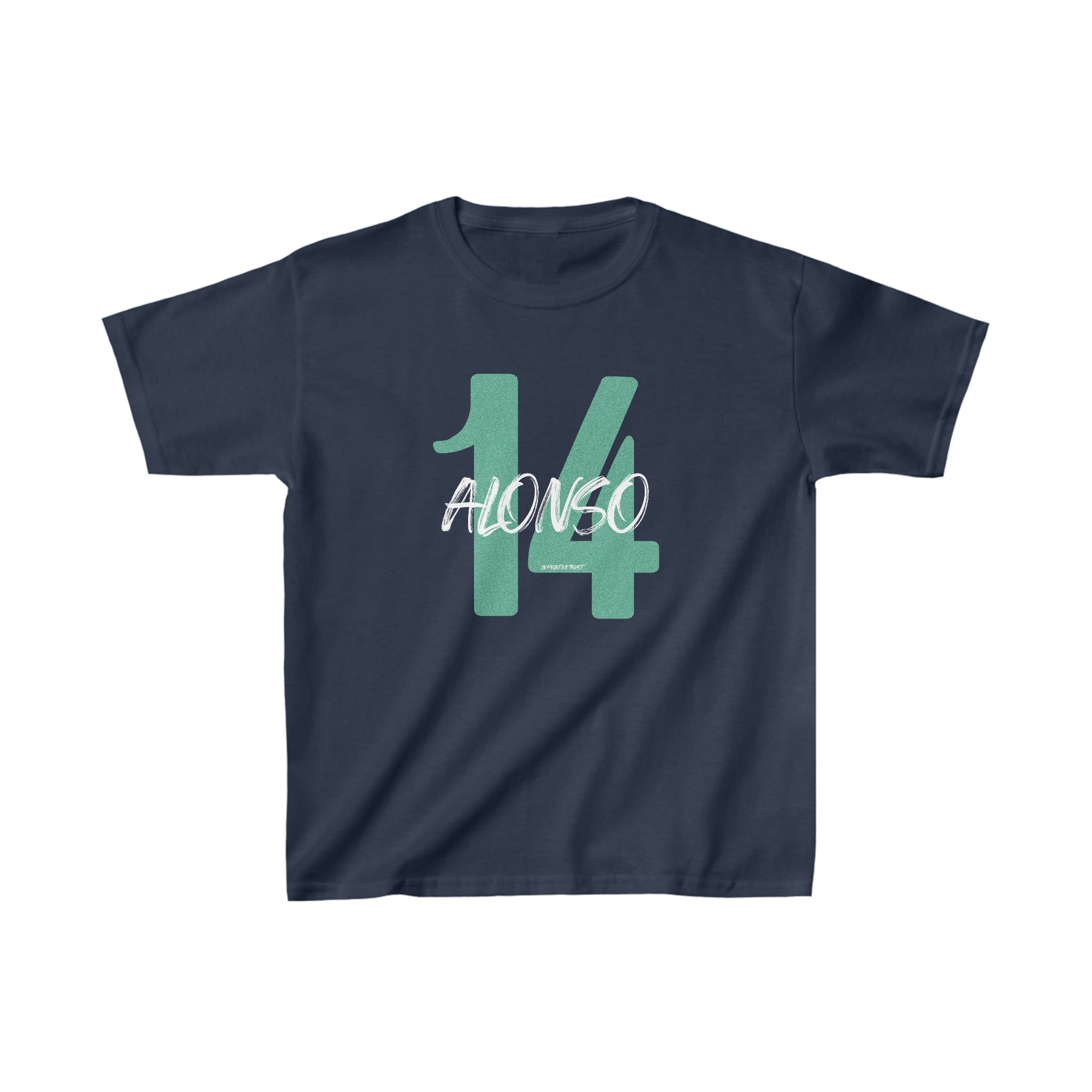 'Alonso 14' baby tee - In Print We Trust
