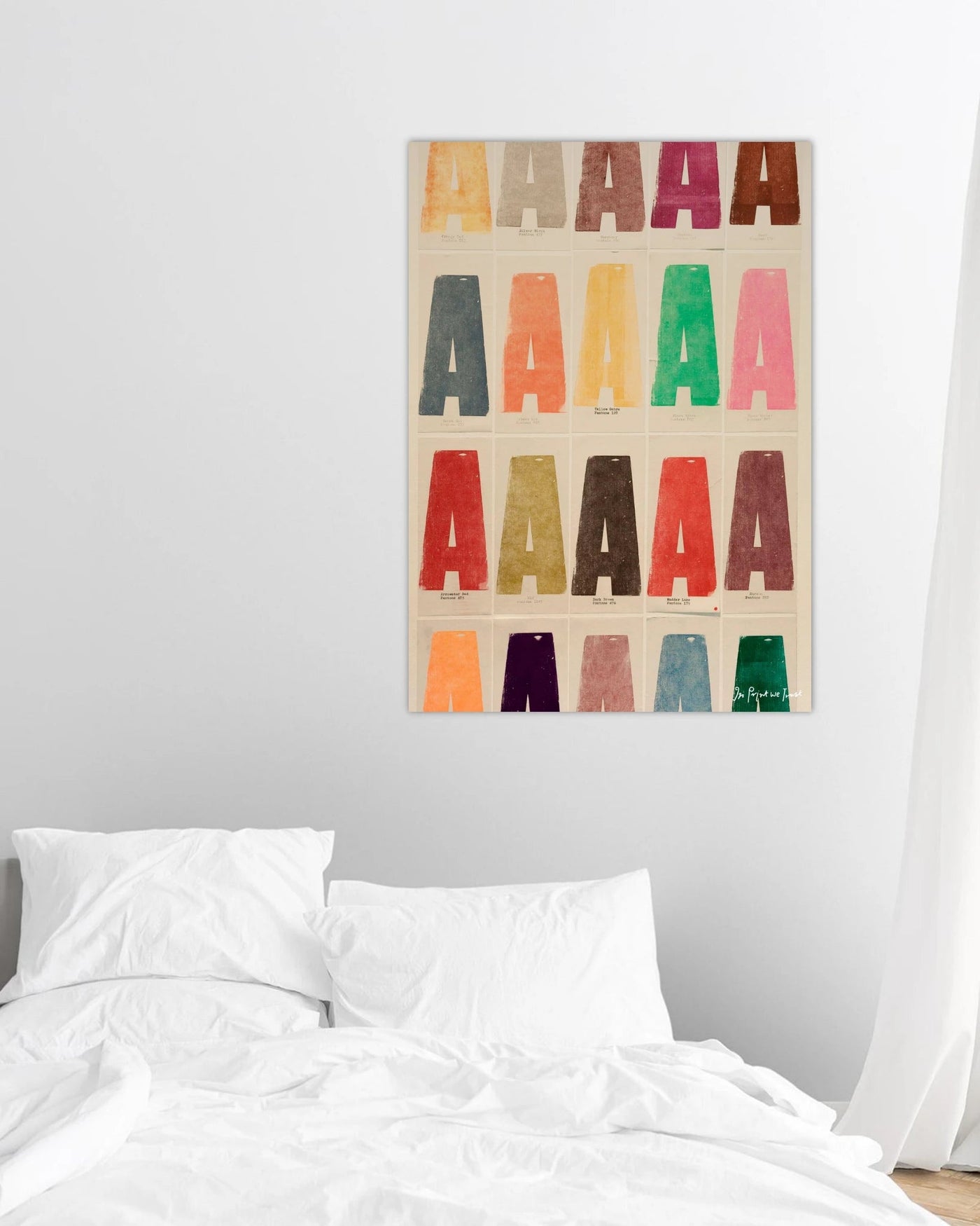 alphabet print - In Print We Trust