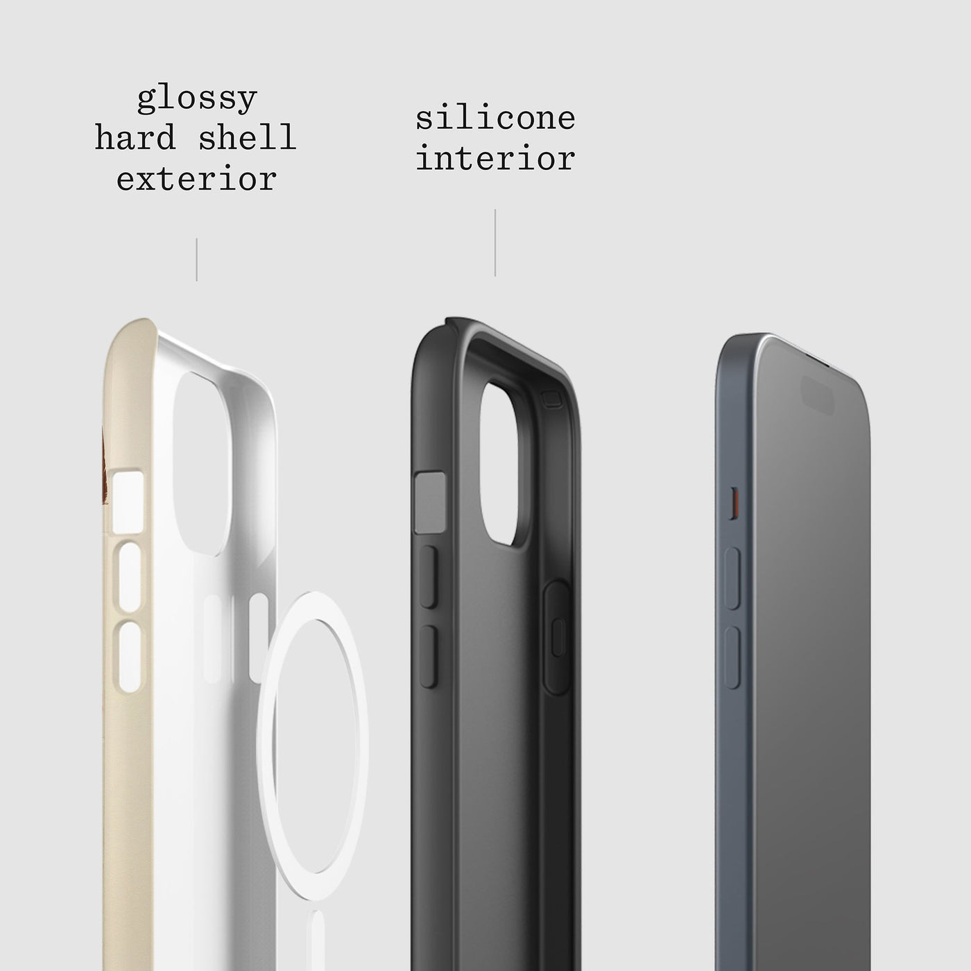 alphabet tough iPhone case - In Print We Trust