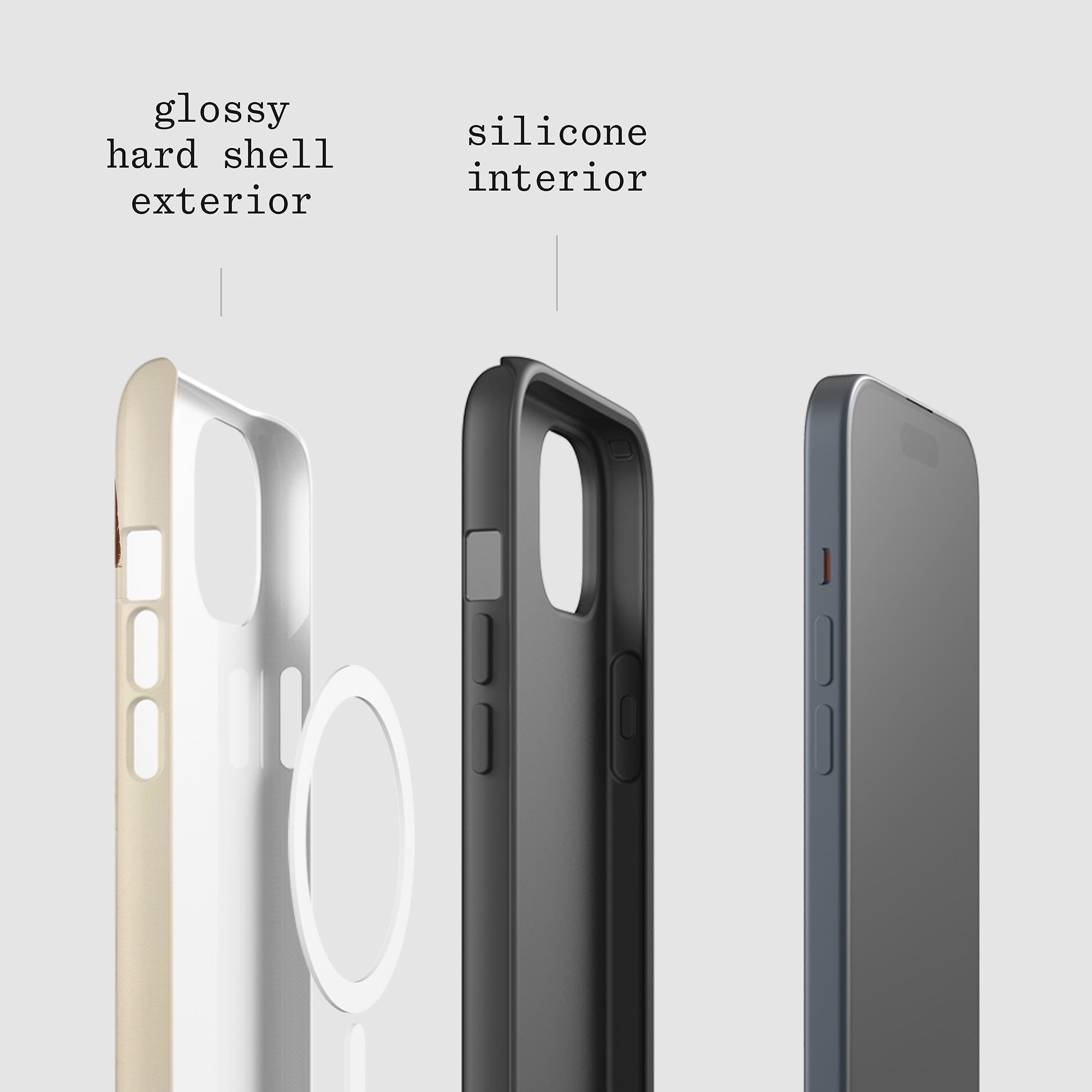 alphabet tough iPhone case - In Print We Trust