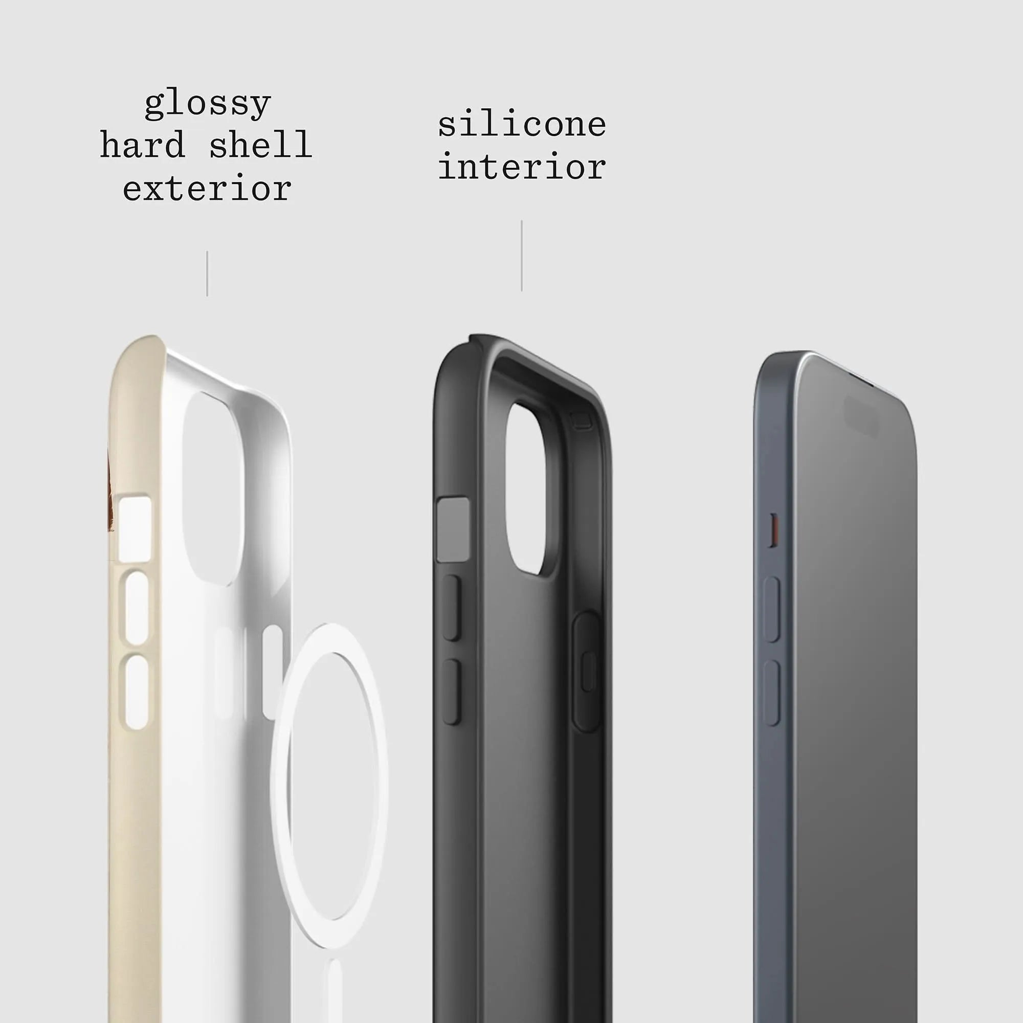 alphabet tough iPhone case - In Print We Trust