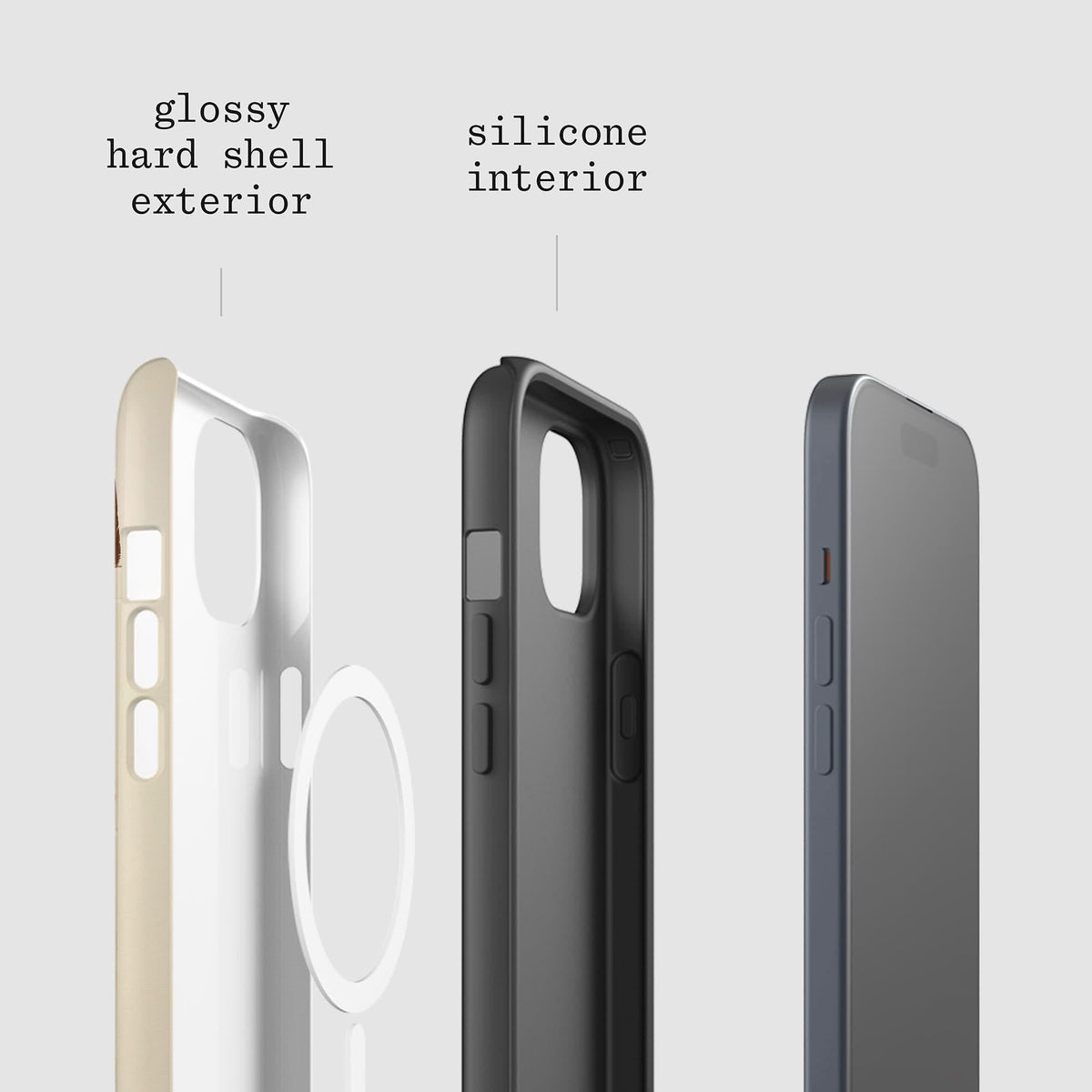 alphabet tough iPhone case - In Print We Trust