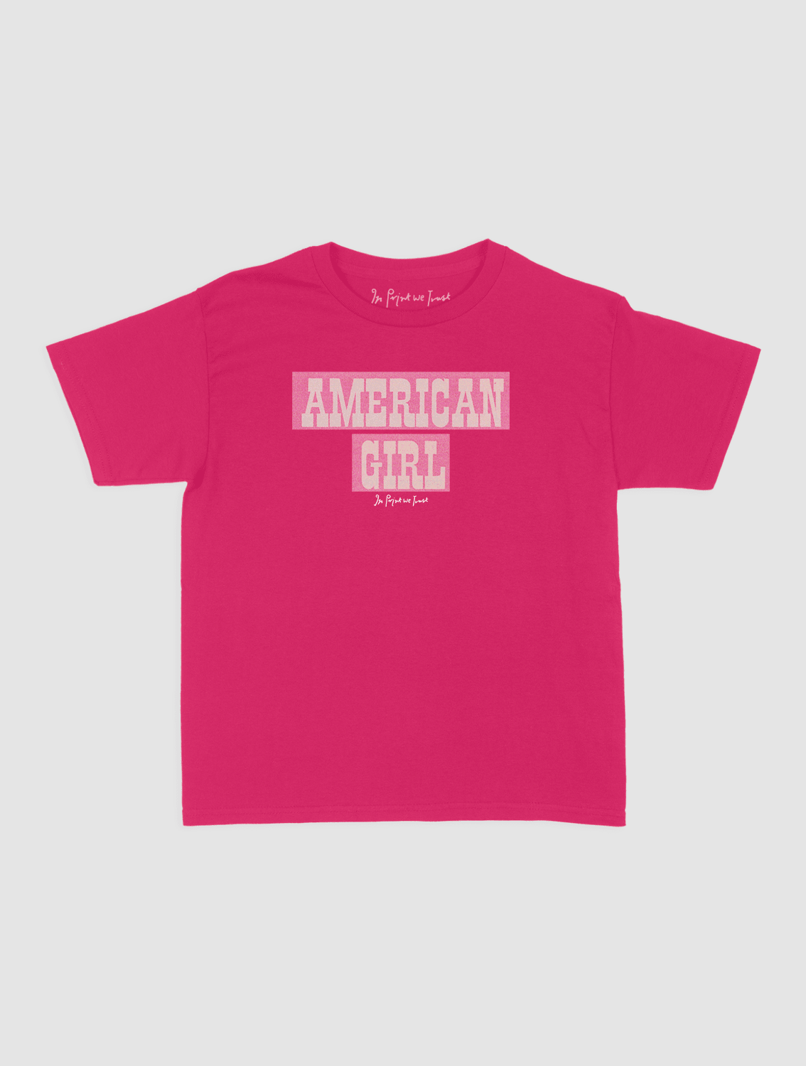 american girl baby tee - In Print We Trust