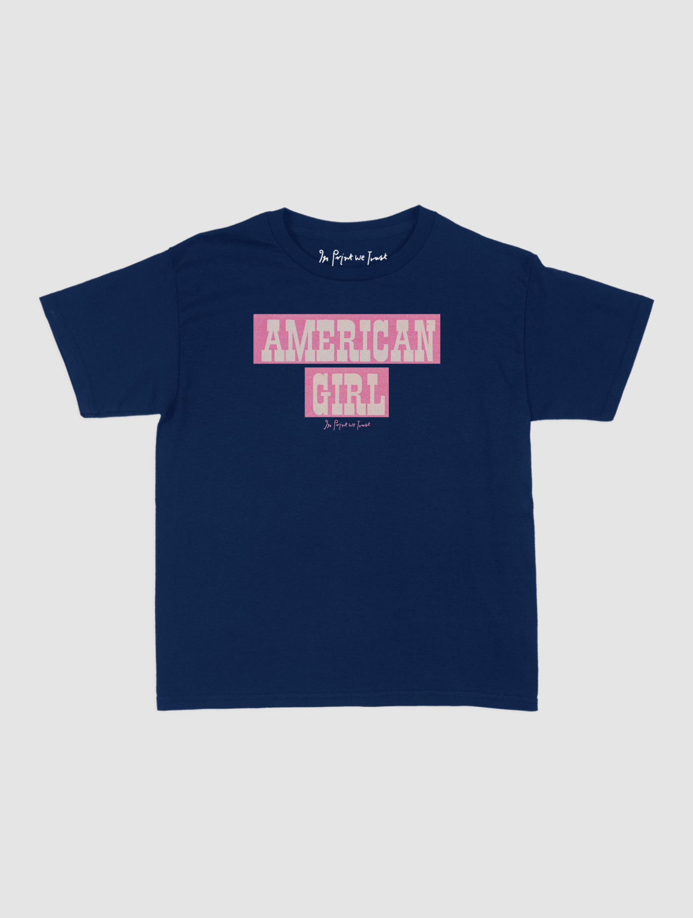 american girl baby tee - In Print We Trust