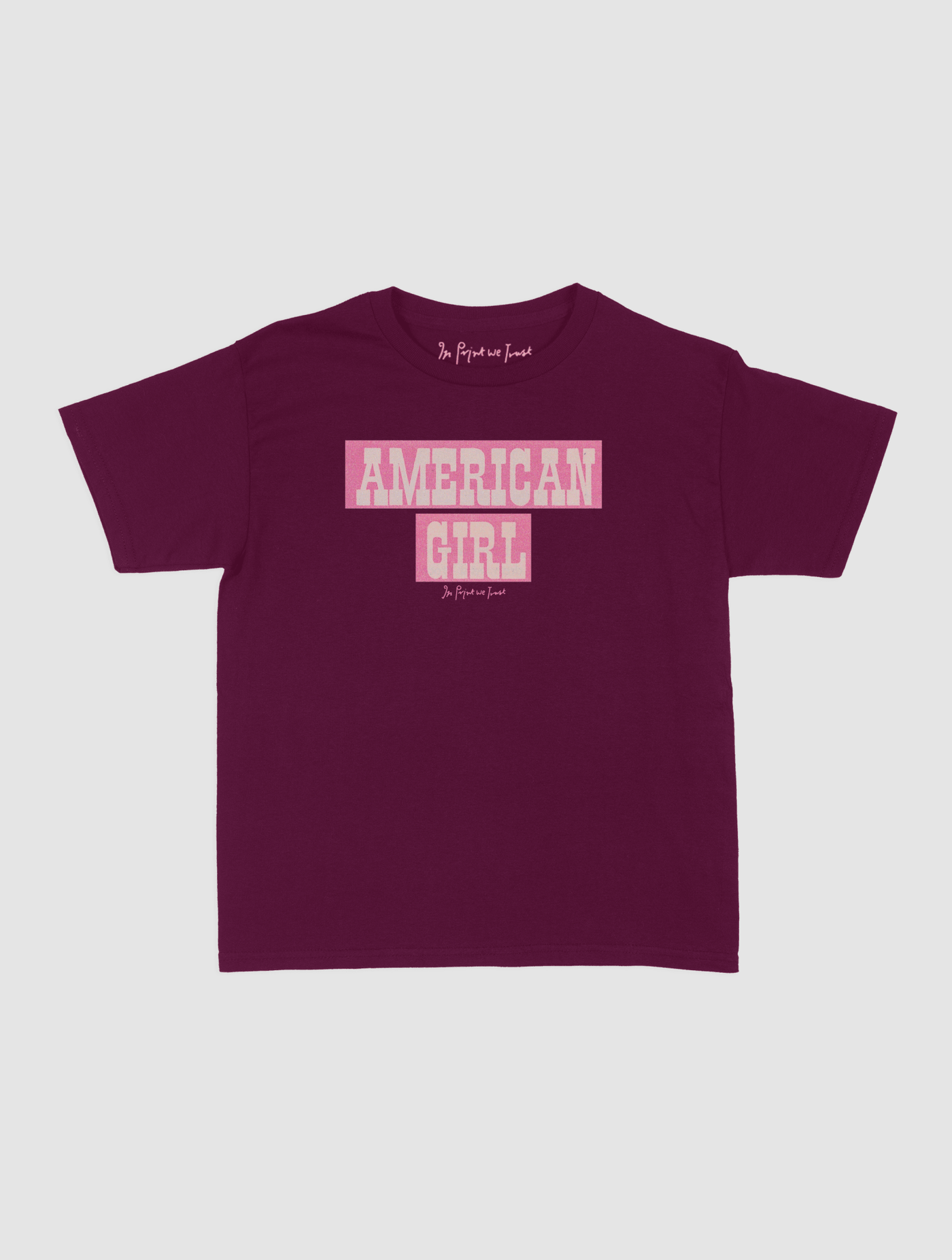 american girl baby tee - In Print We Trust