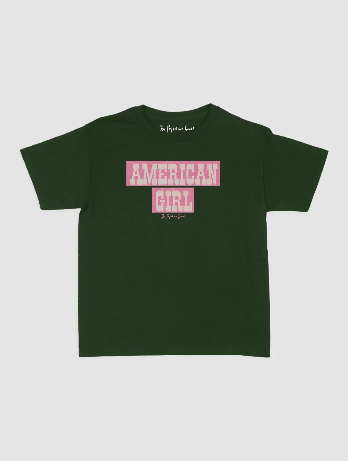 american girl baby tee - In Print We Trust