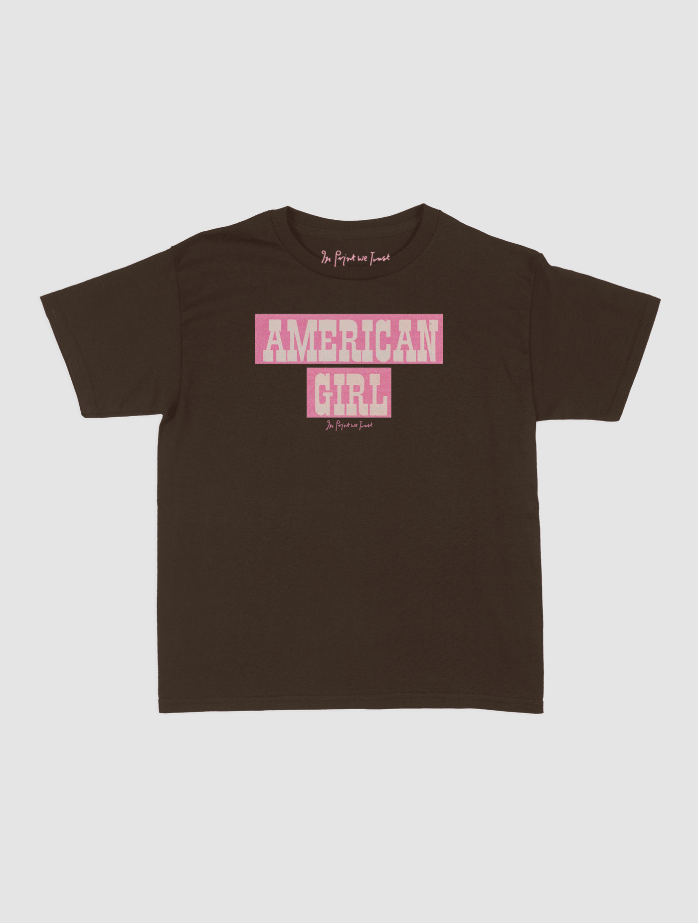 american girl baby tee - In Print We Trust