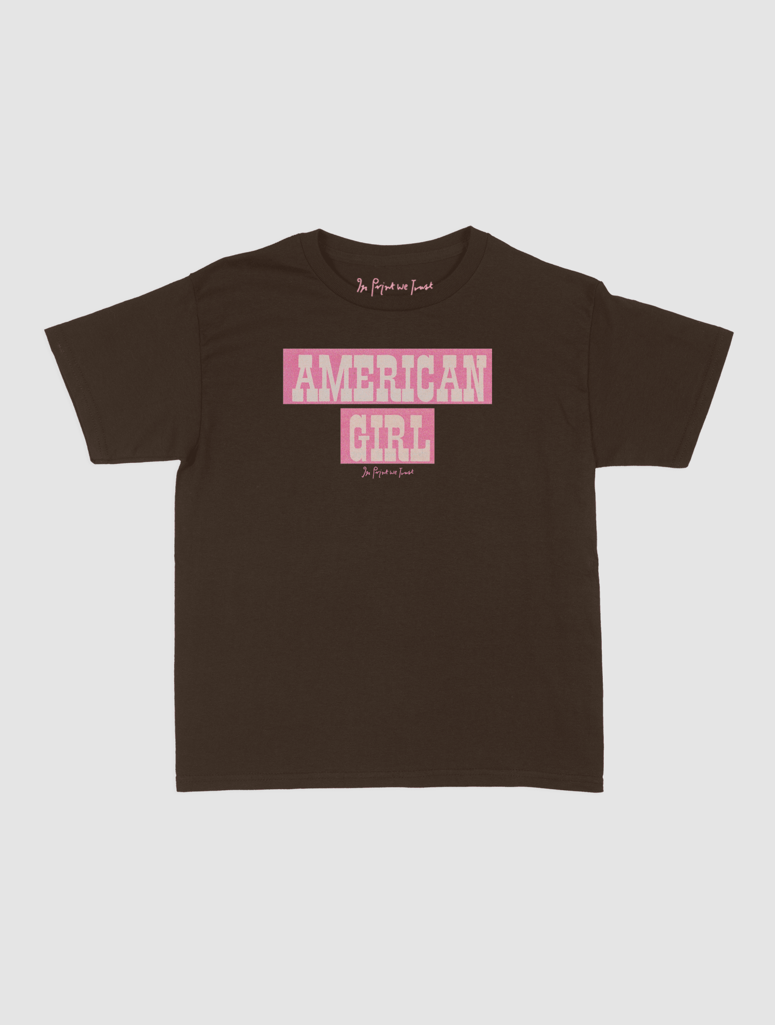 american girl baby tee - In Print We Trust