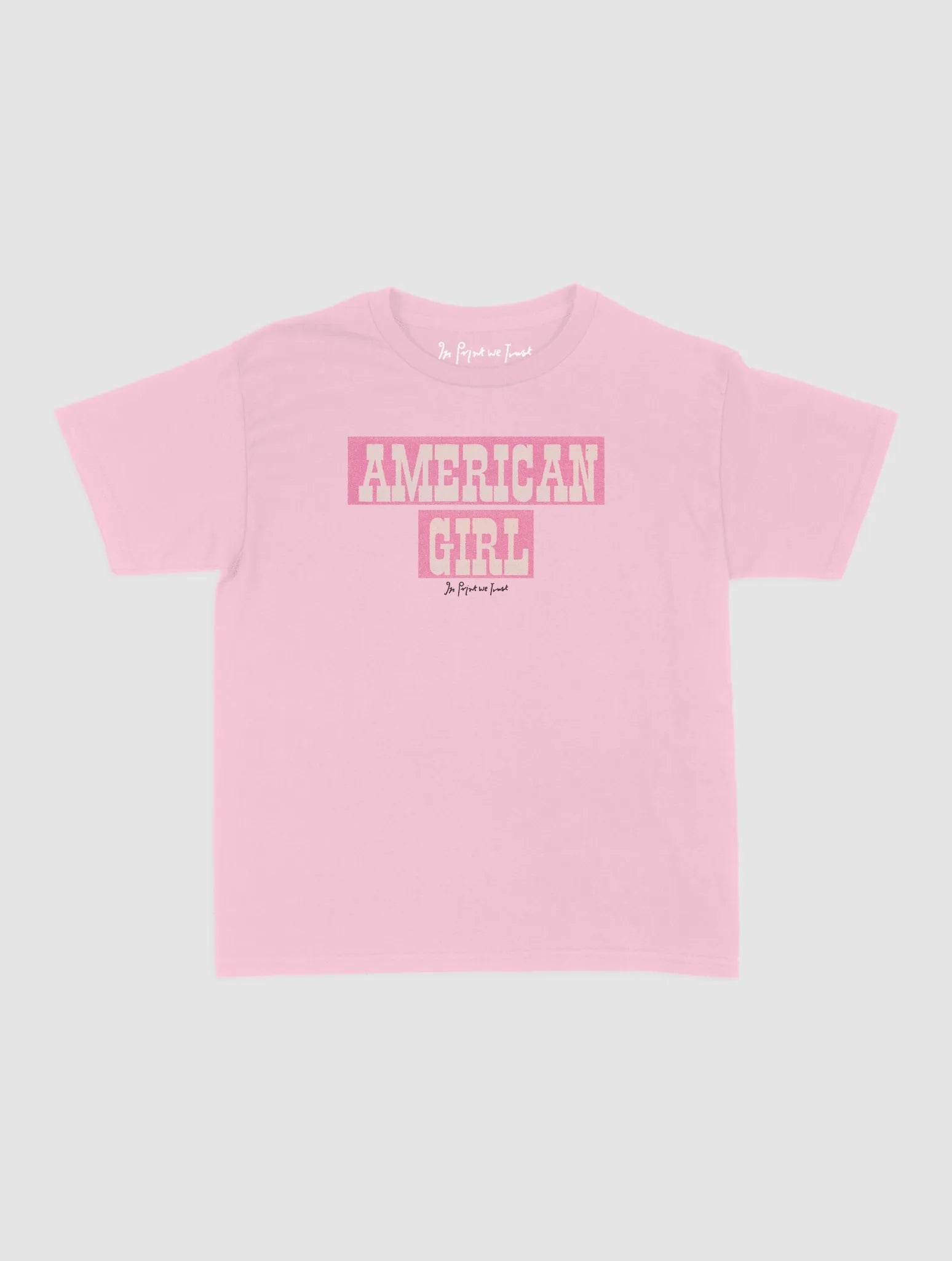 american girl baby tee - In Print We Trust