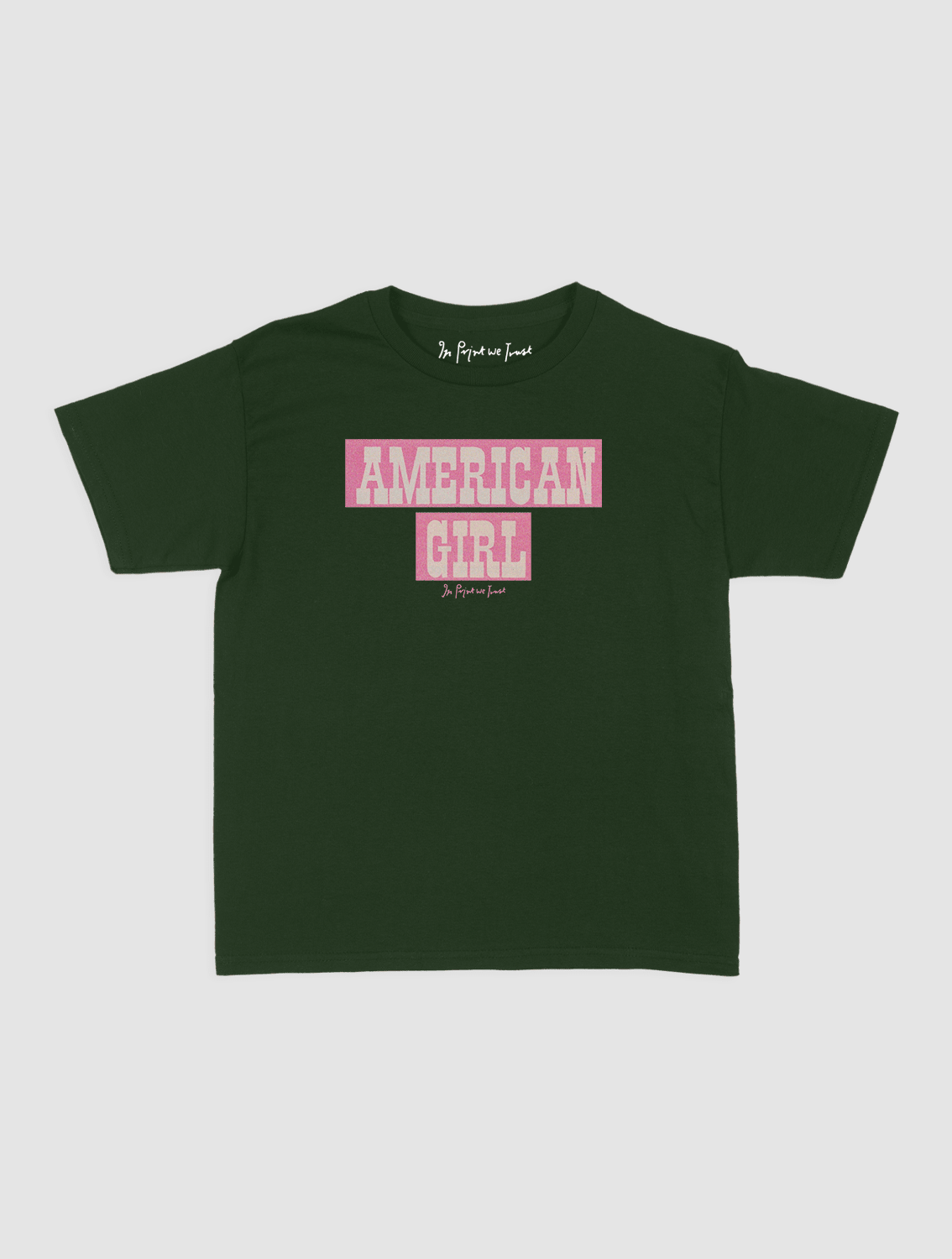 american girl baby tee - In Print We Trust