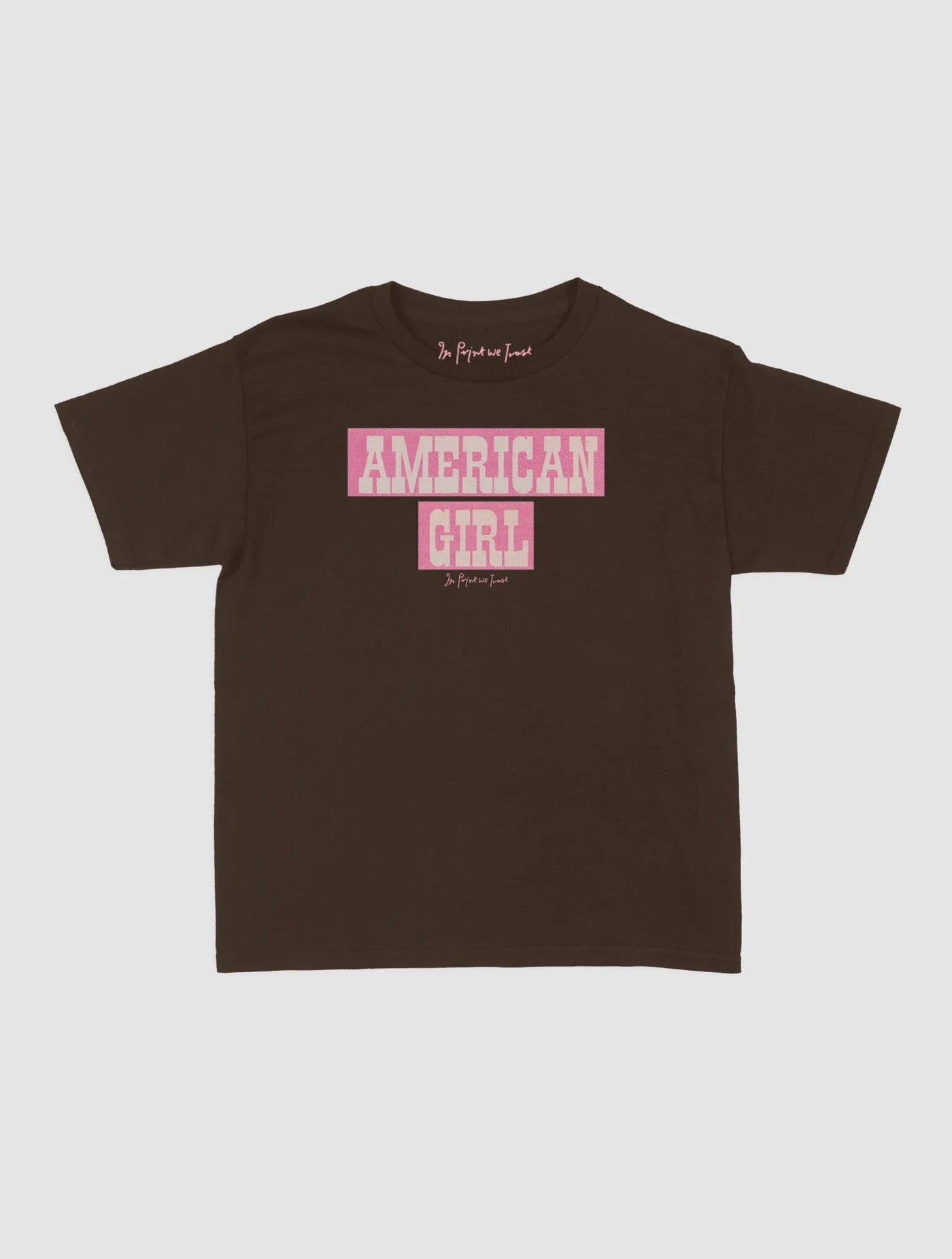 american girl baby tee - In Print We Trust