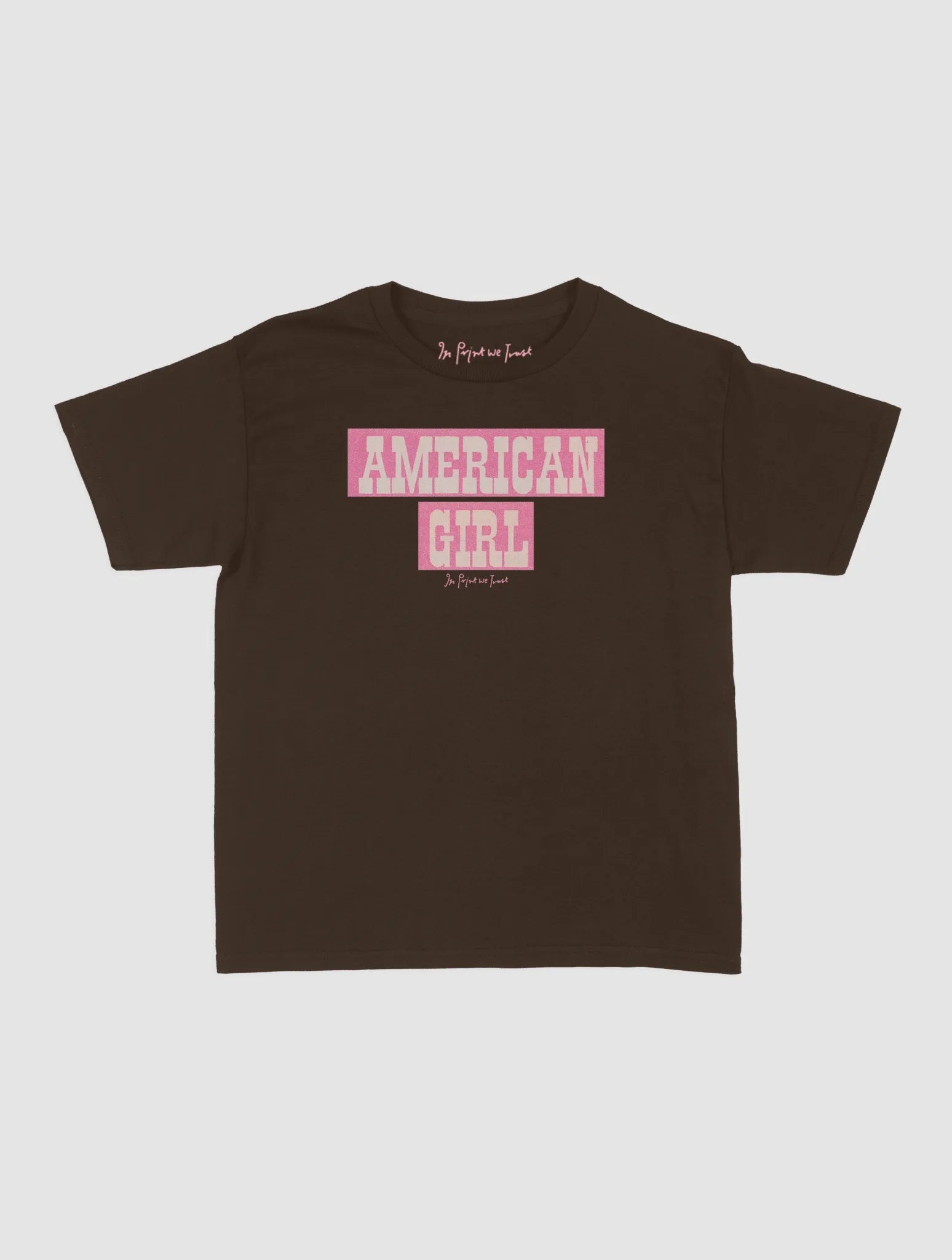american girl baby tee - In Print We Trust