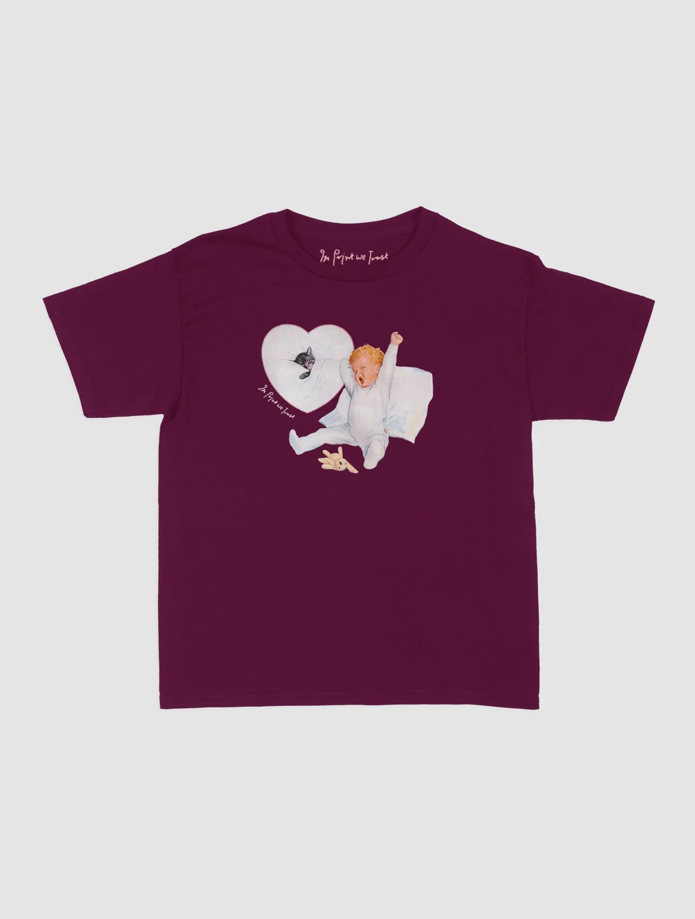 america's sleepheart baby tee - In Print We Trust