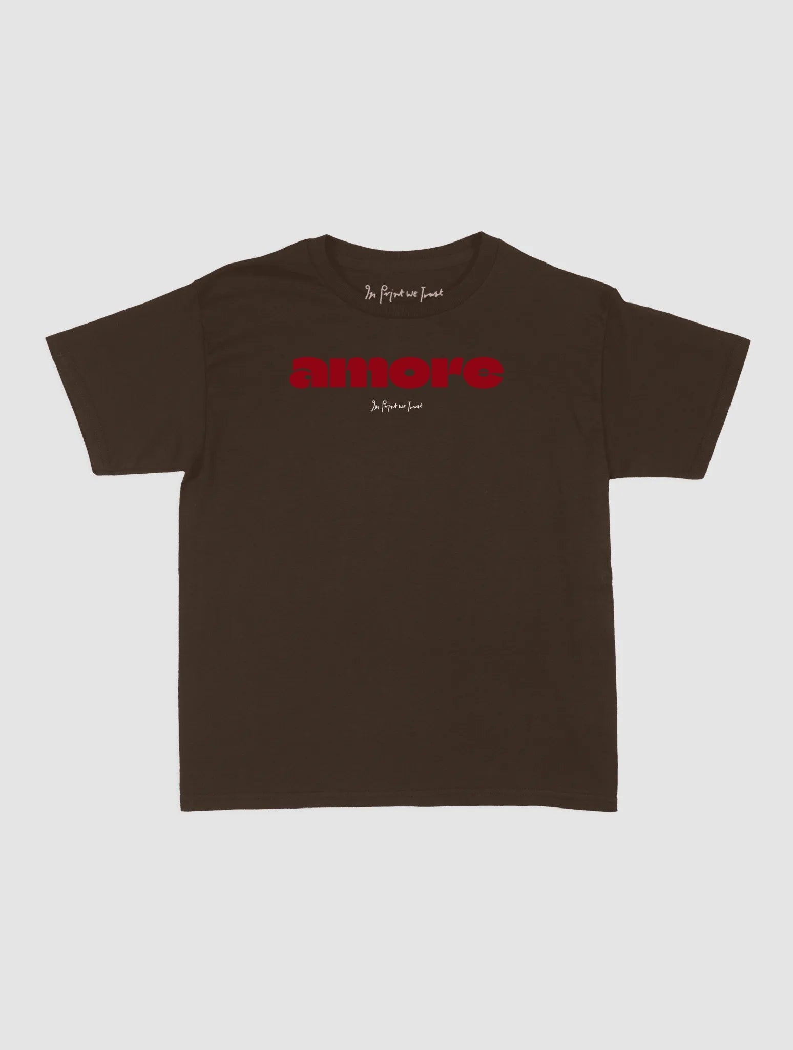 amore baby tee - In Print We Trust