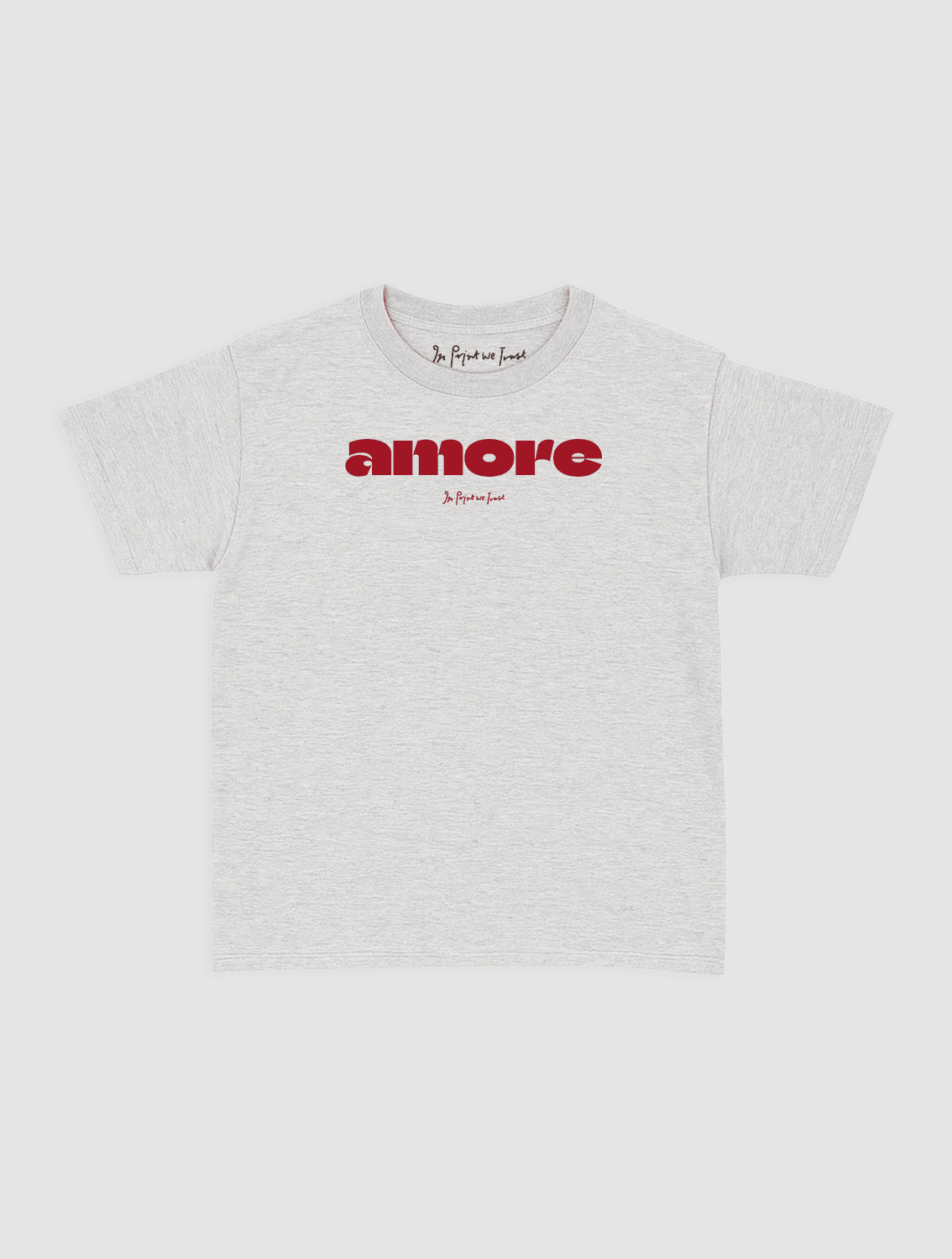 amore baby tee - In Print We Trust