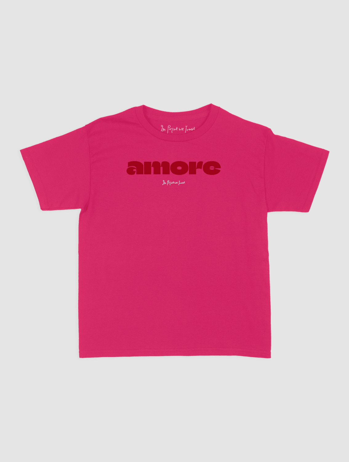amore baby tee - In Print We Trust