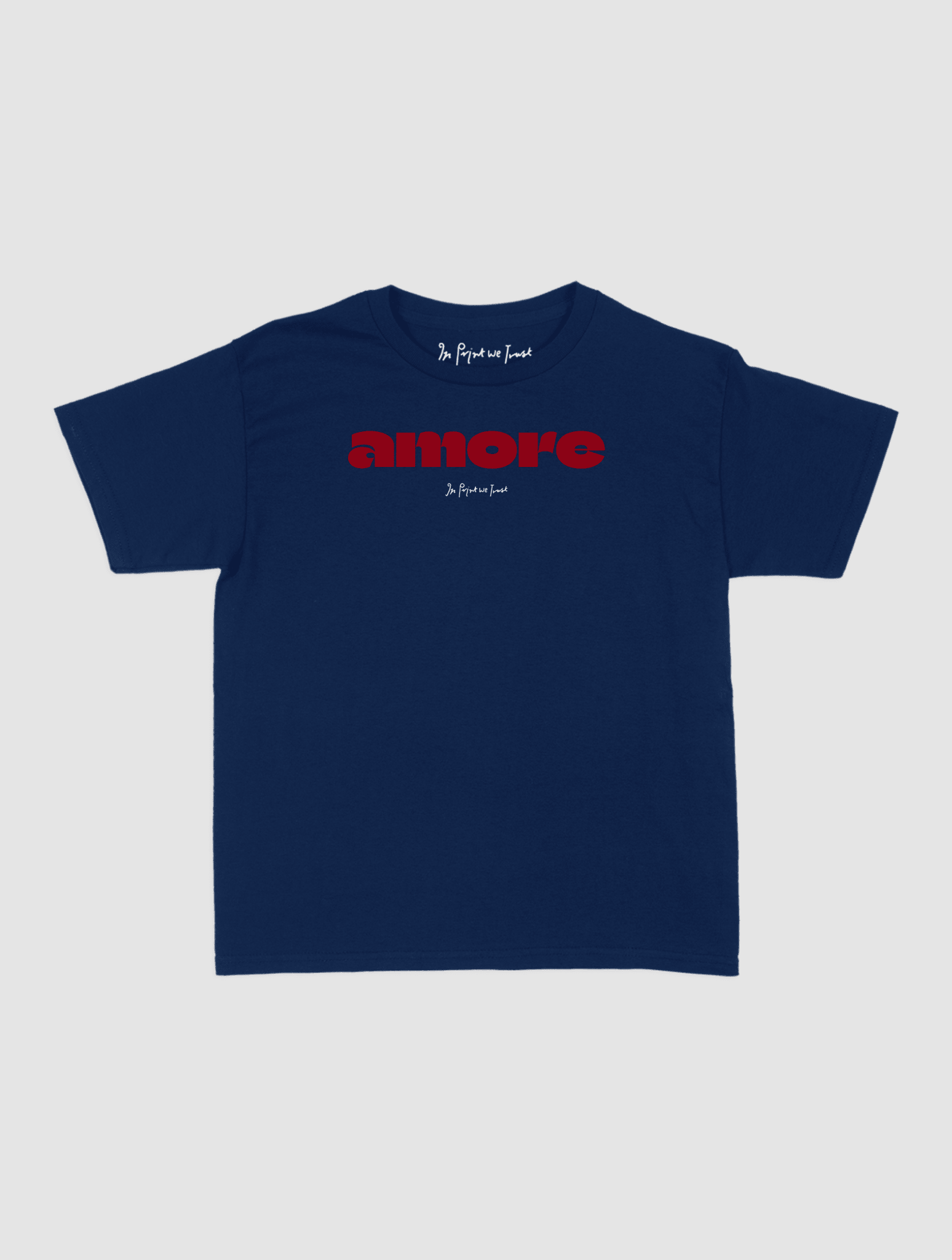 amore baby tee - In Print We Trust