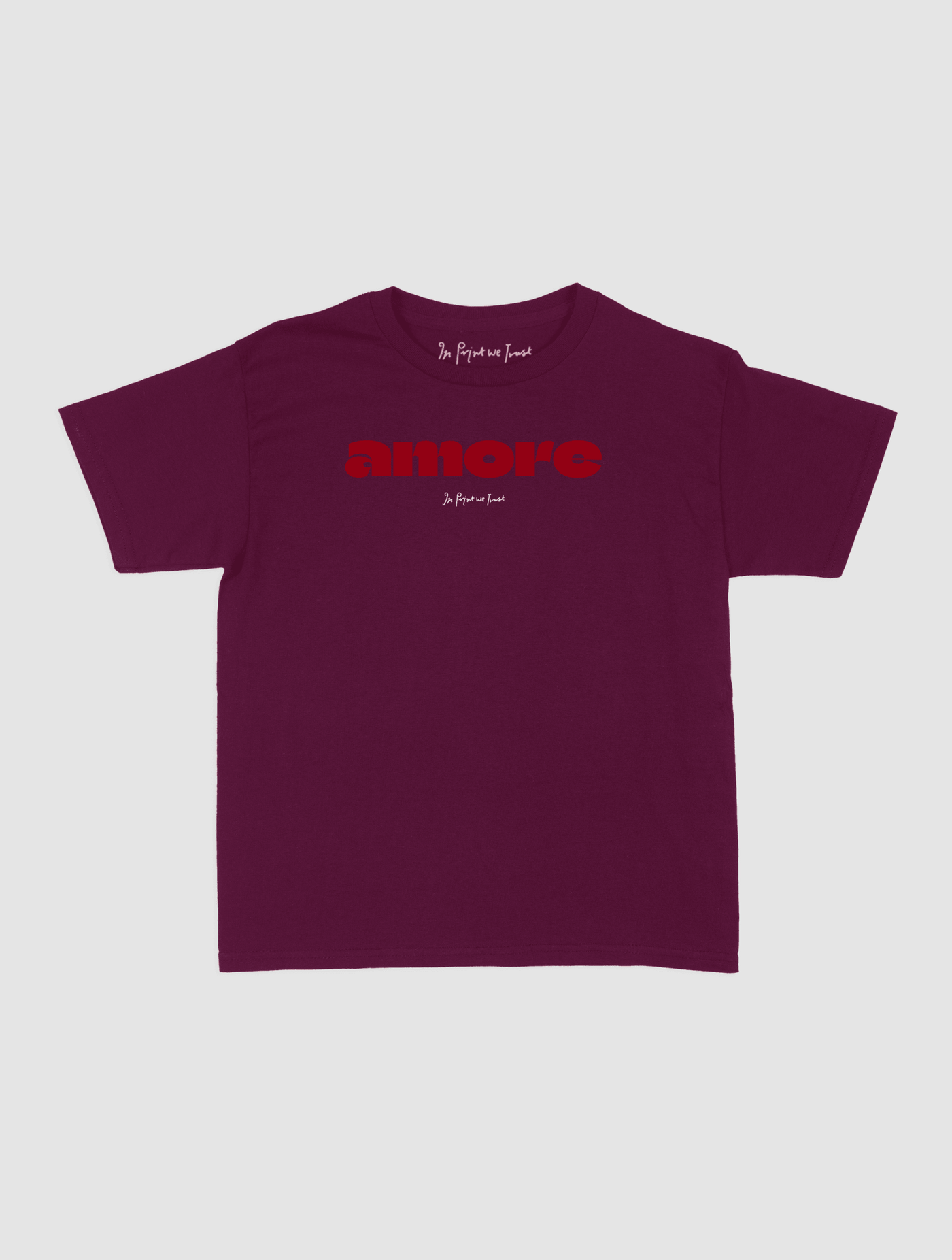 amore baby tee - In Print We Trust