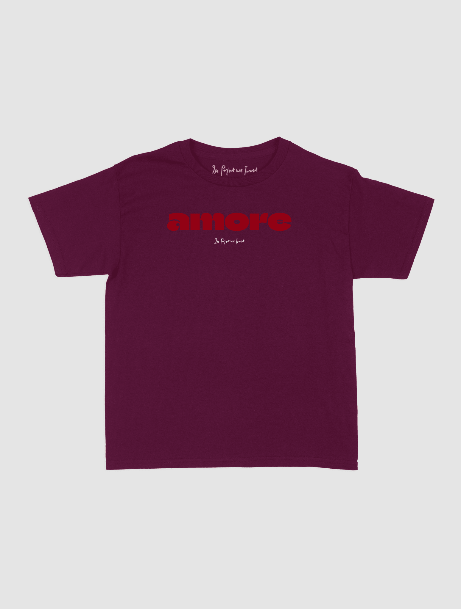 amore baby tee - In Print We Trust