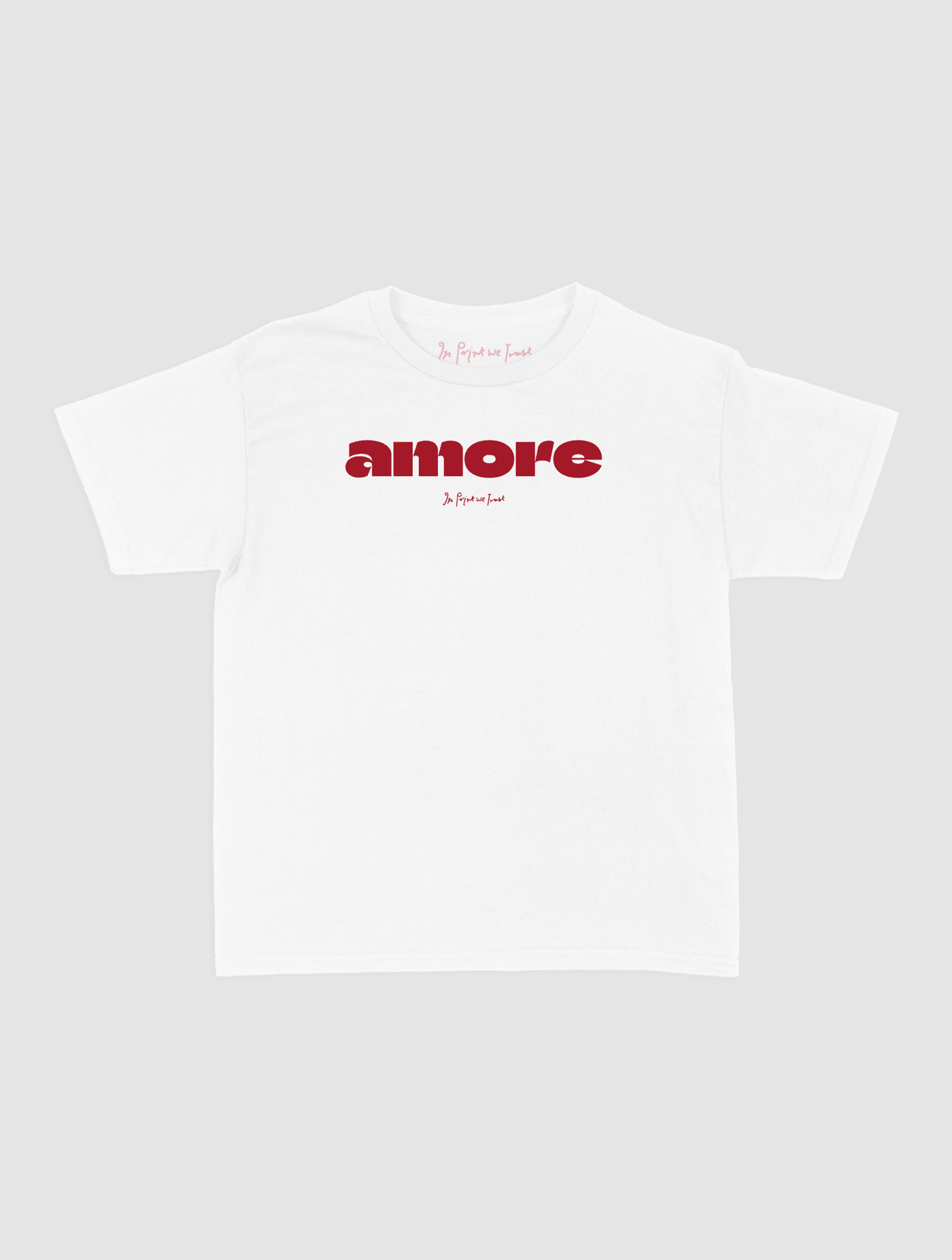 amore baby tee - In Print We Trust