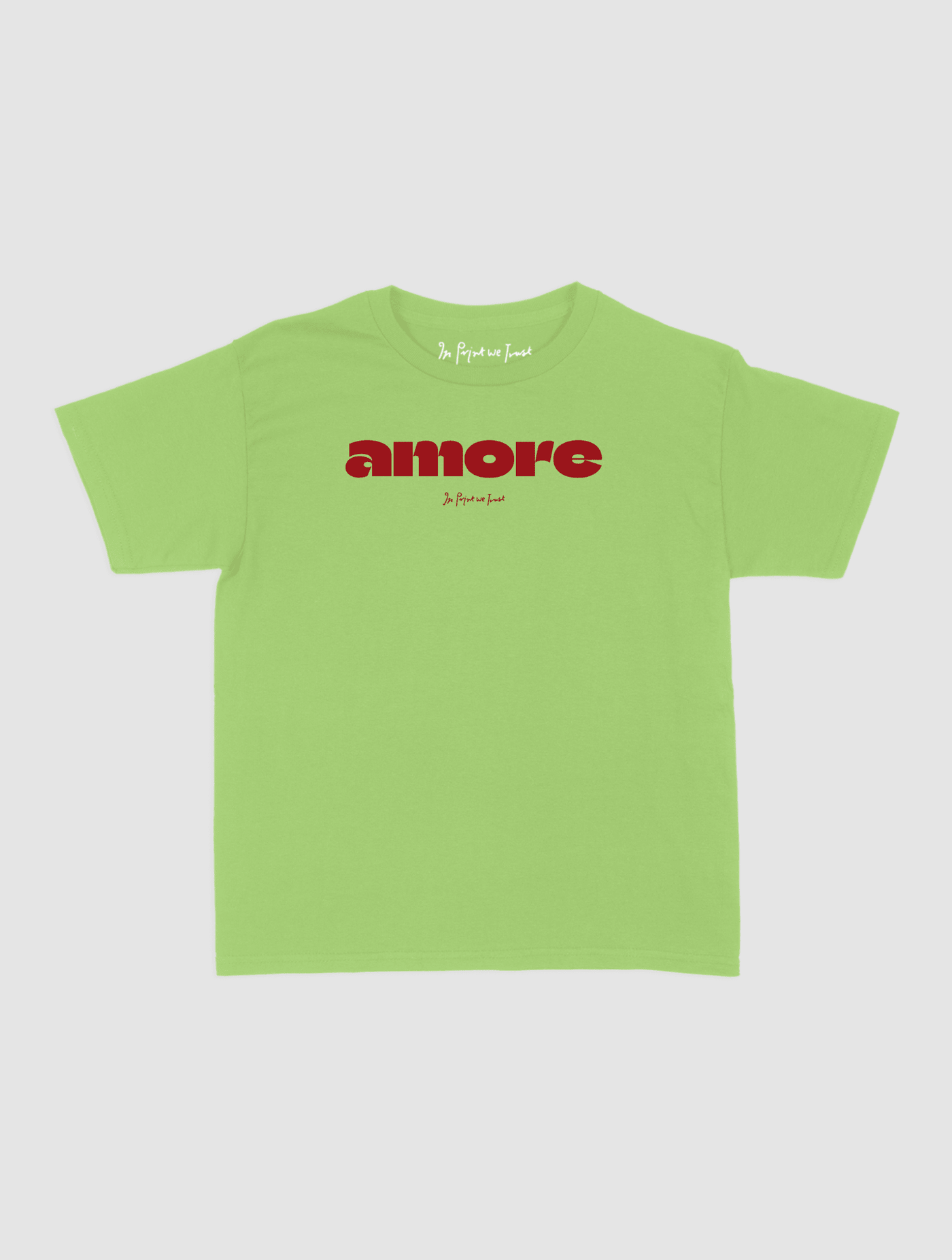 amore baby tee - In Print We Trust