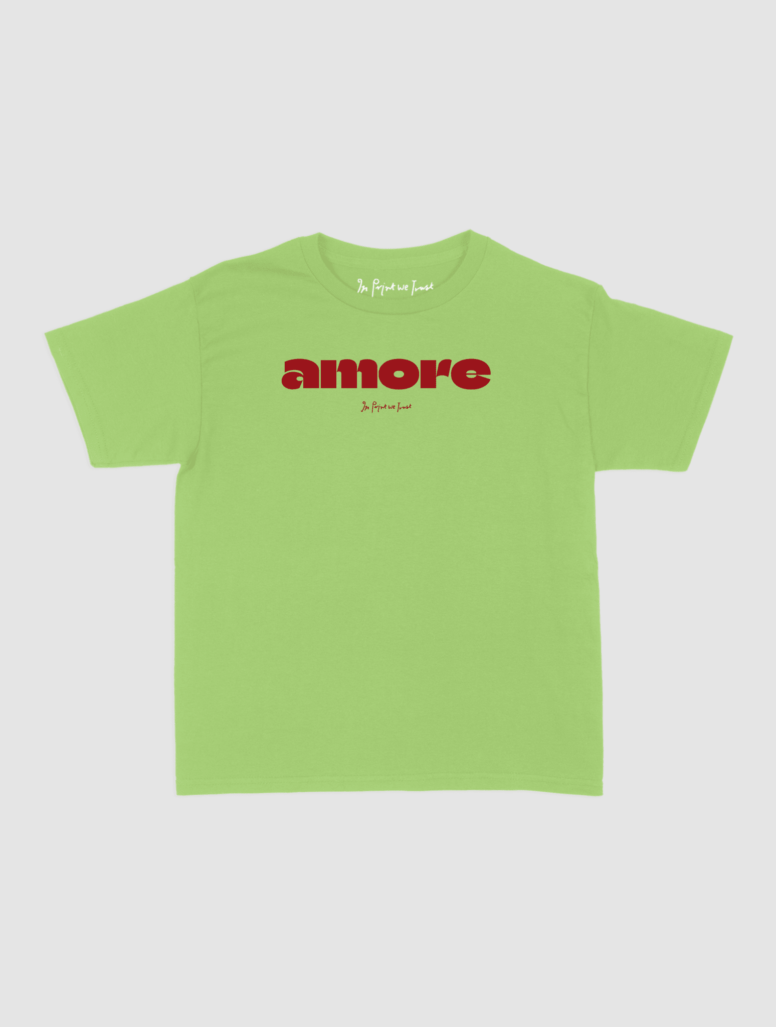 amore baby tee - In Print We Trust