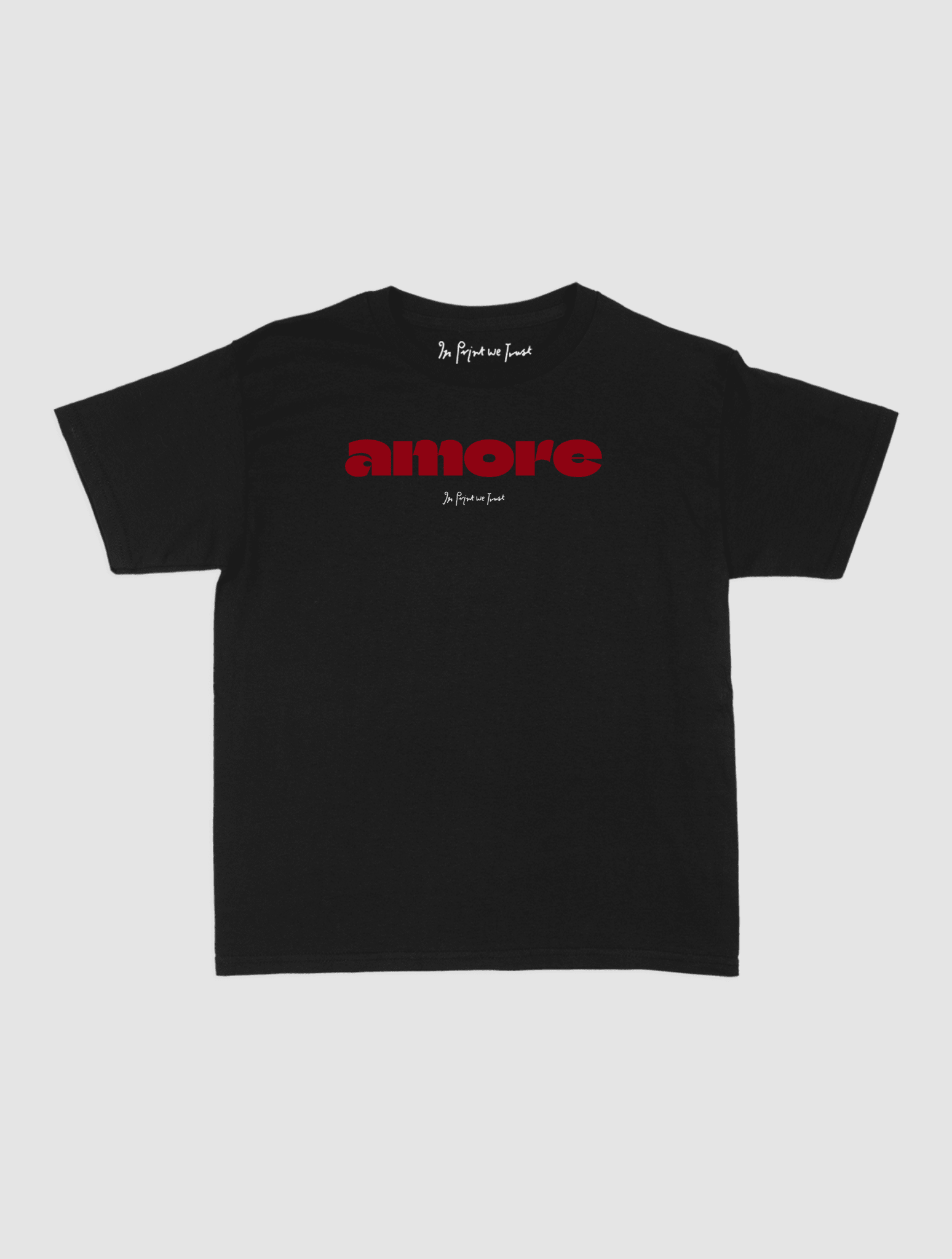 amore baby tee - In Print We Trust