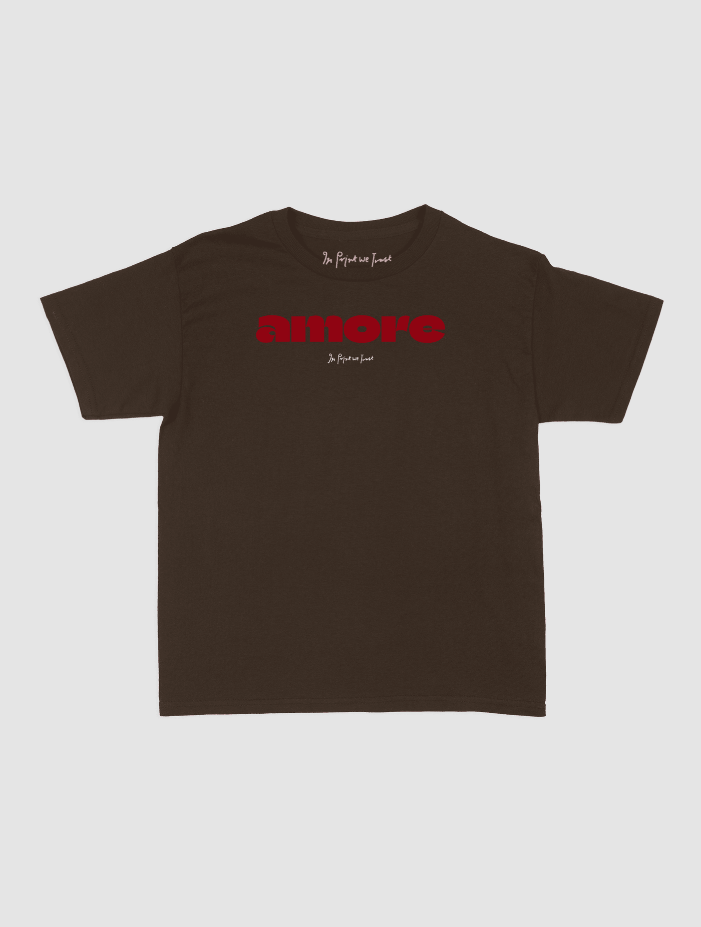 amore baby tee - In Print We Trust