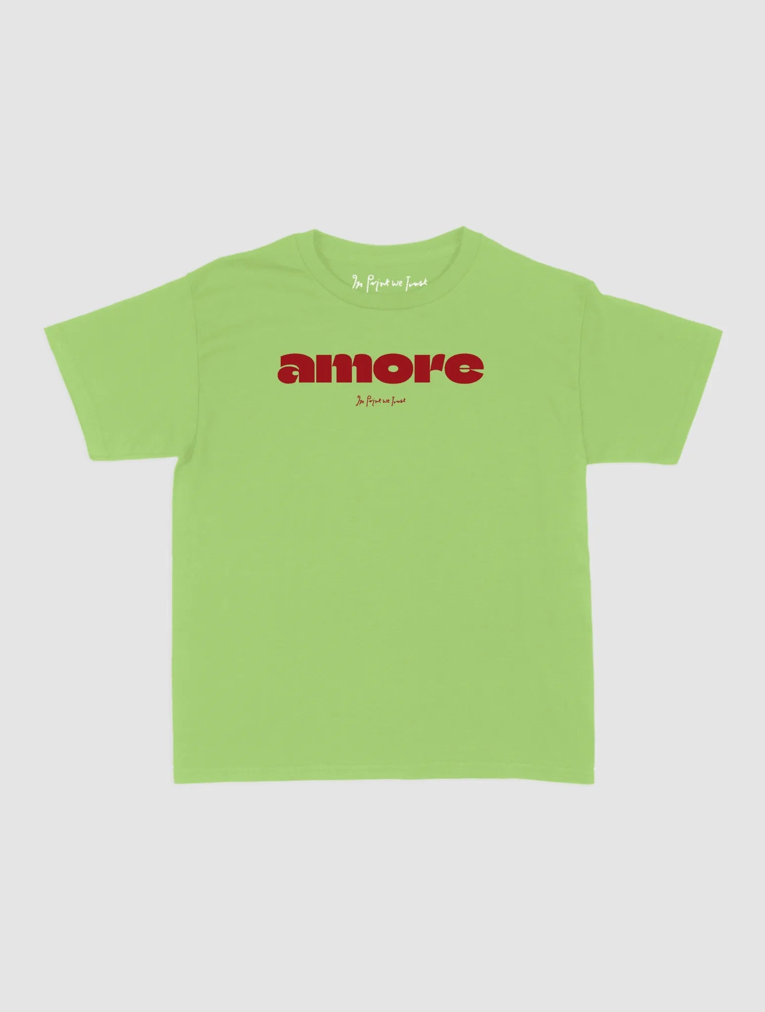 amore baby tee - In Print We Trust
