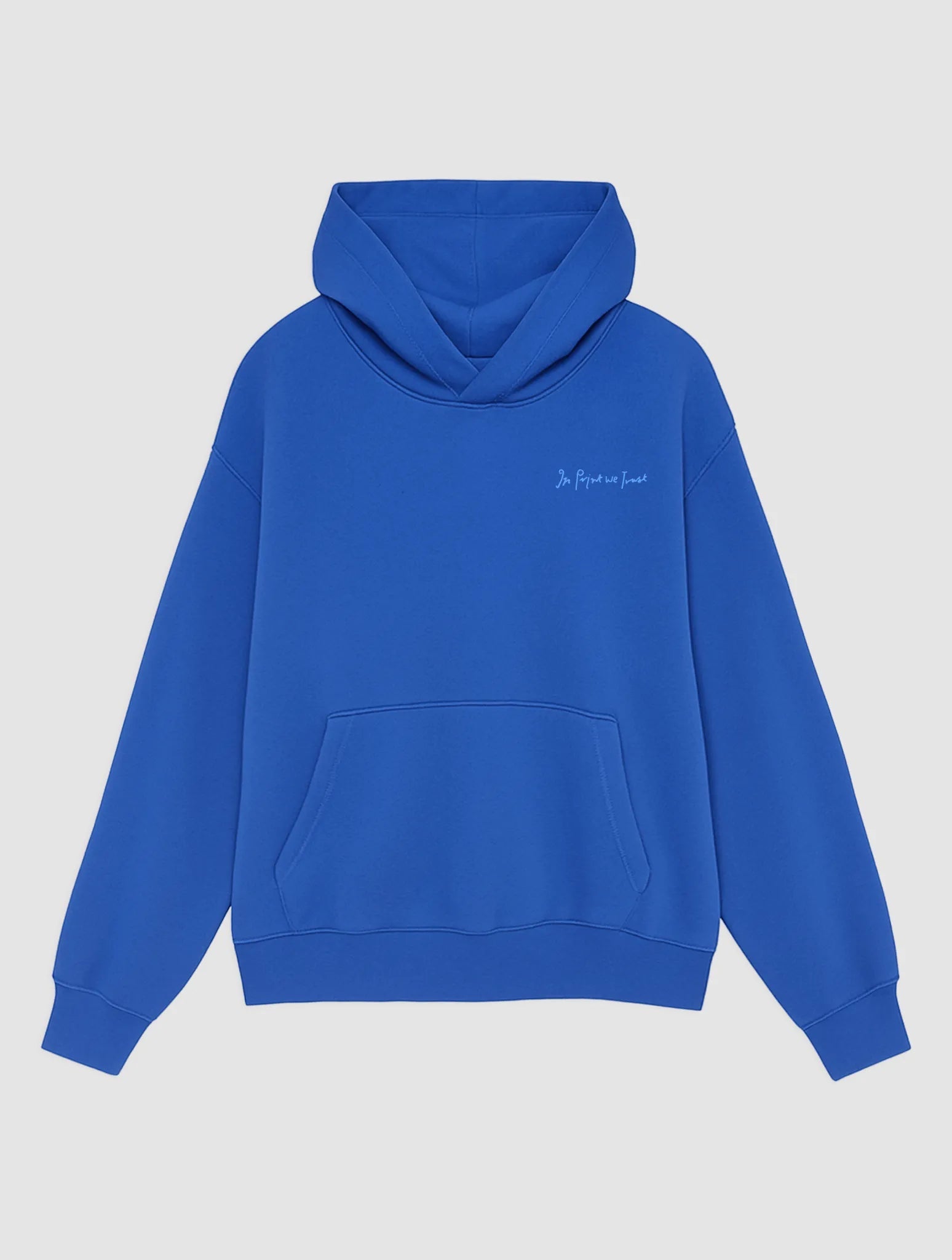 angel blue hoodie - In Print We Trust